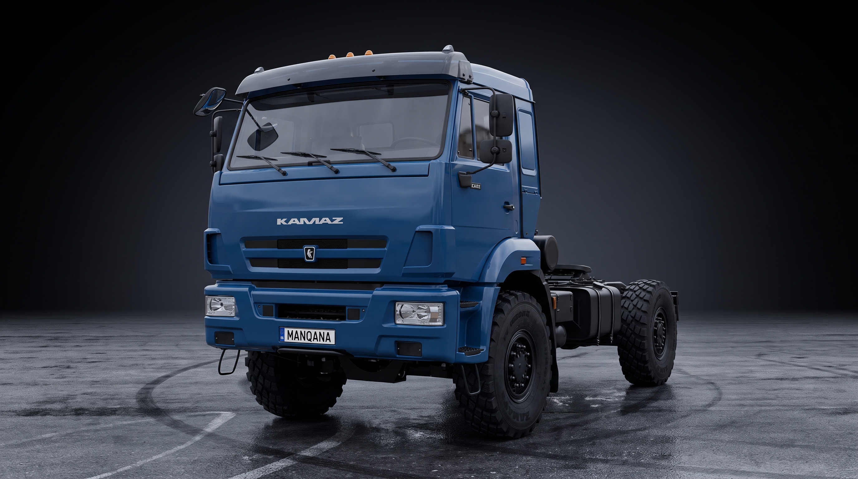 KAMAZ 43502, 1st generation, 1st facelift desktop wallpaper, Manqana