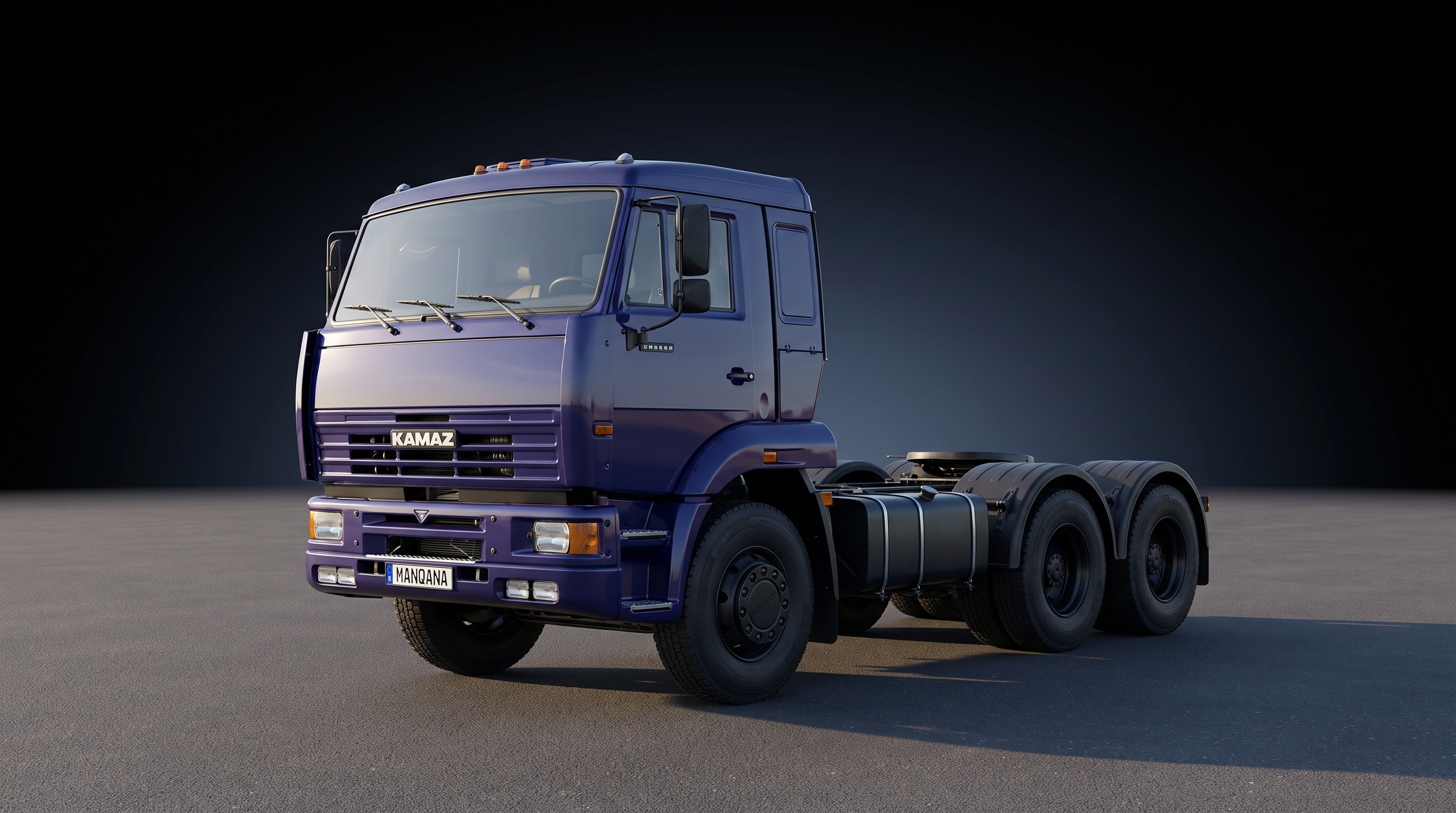KAMAZ 53605, 1st generation desktop wallpaper, Manqana