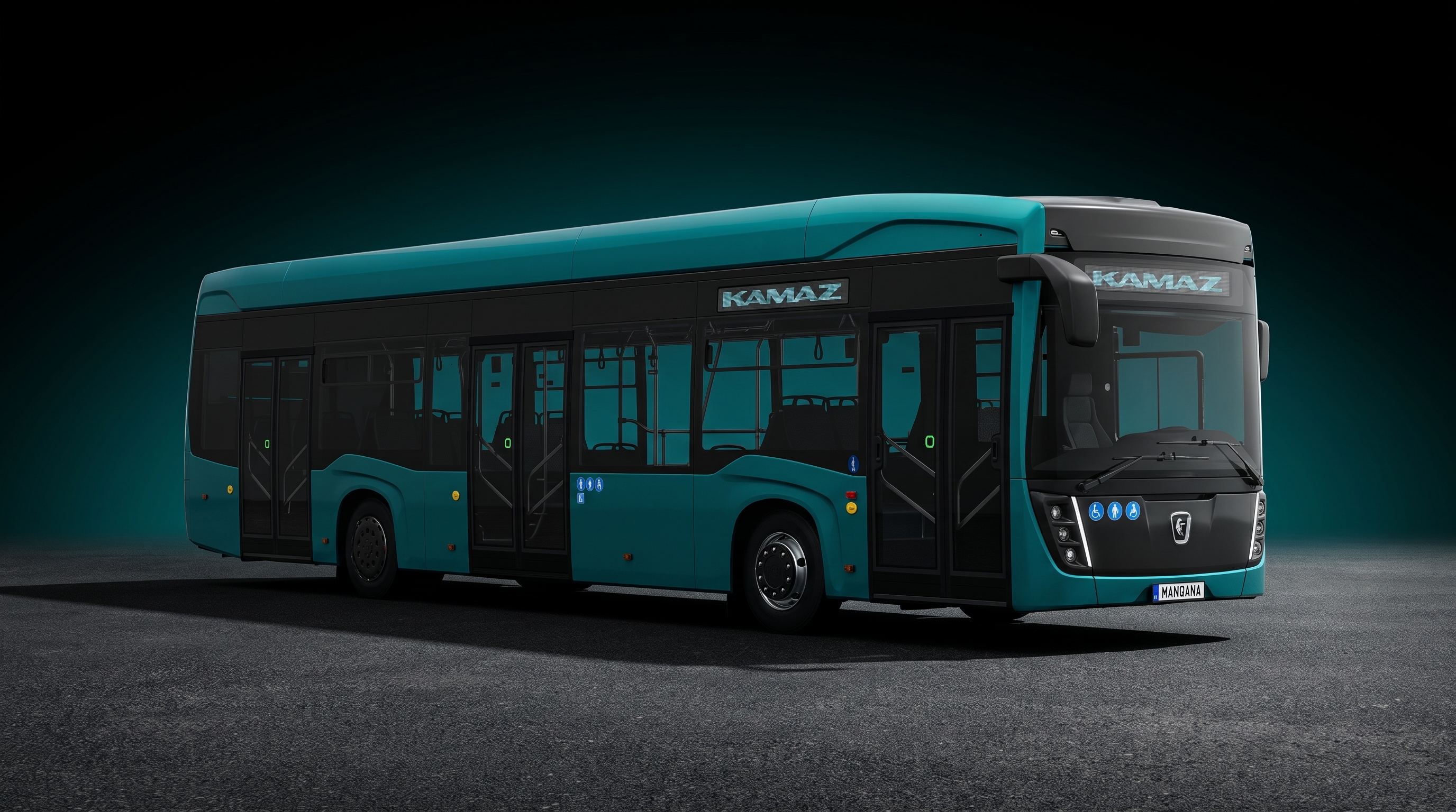 KAMAZ 6282-ELEKTROBUS, 1st generation desktop wallpaper, Manqana
