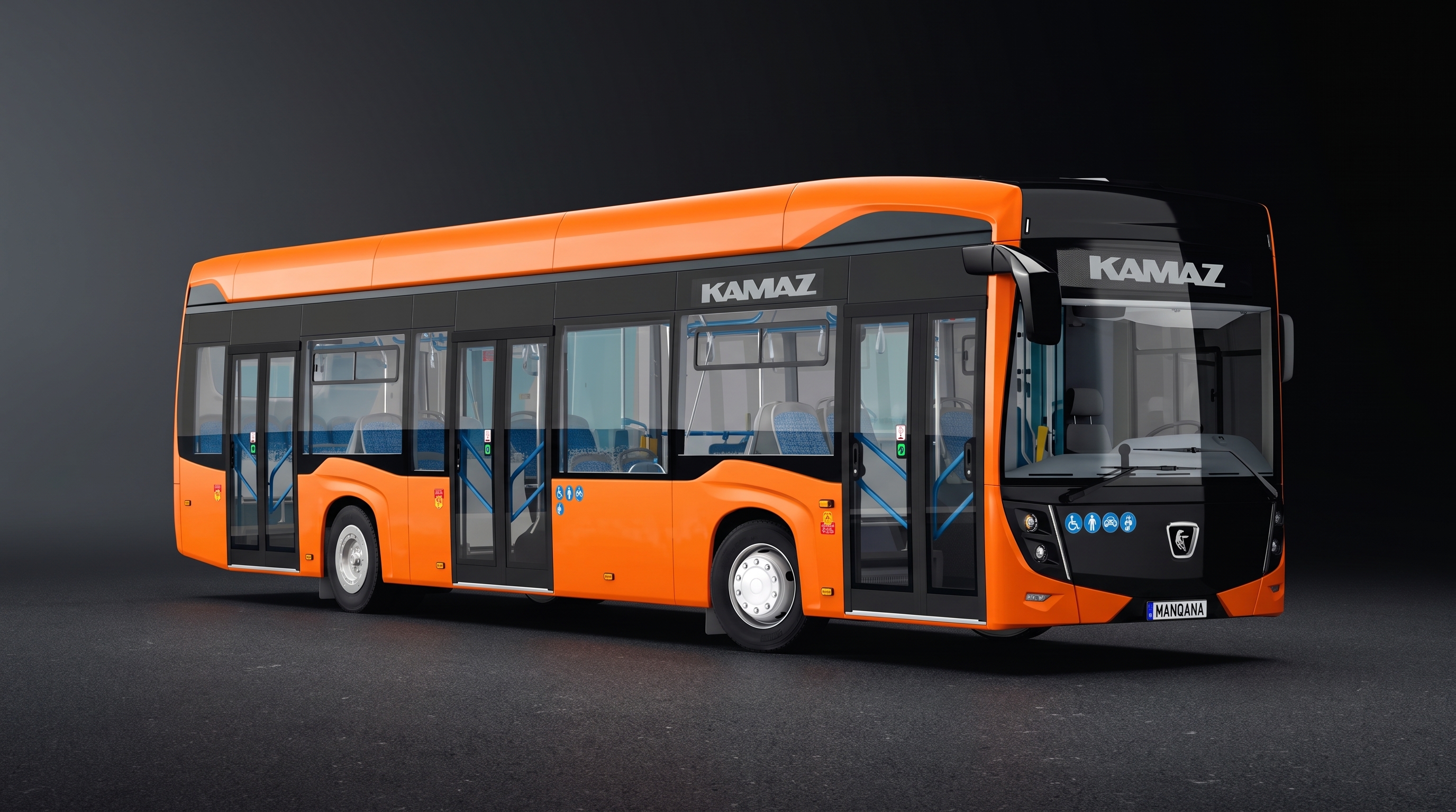 KAMAZ 6282-ELEKTROBUS, 1st generation, 1st facelift desktop wallpaper, Manqana