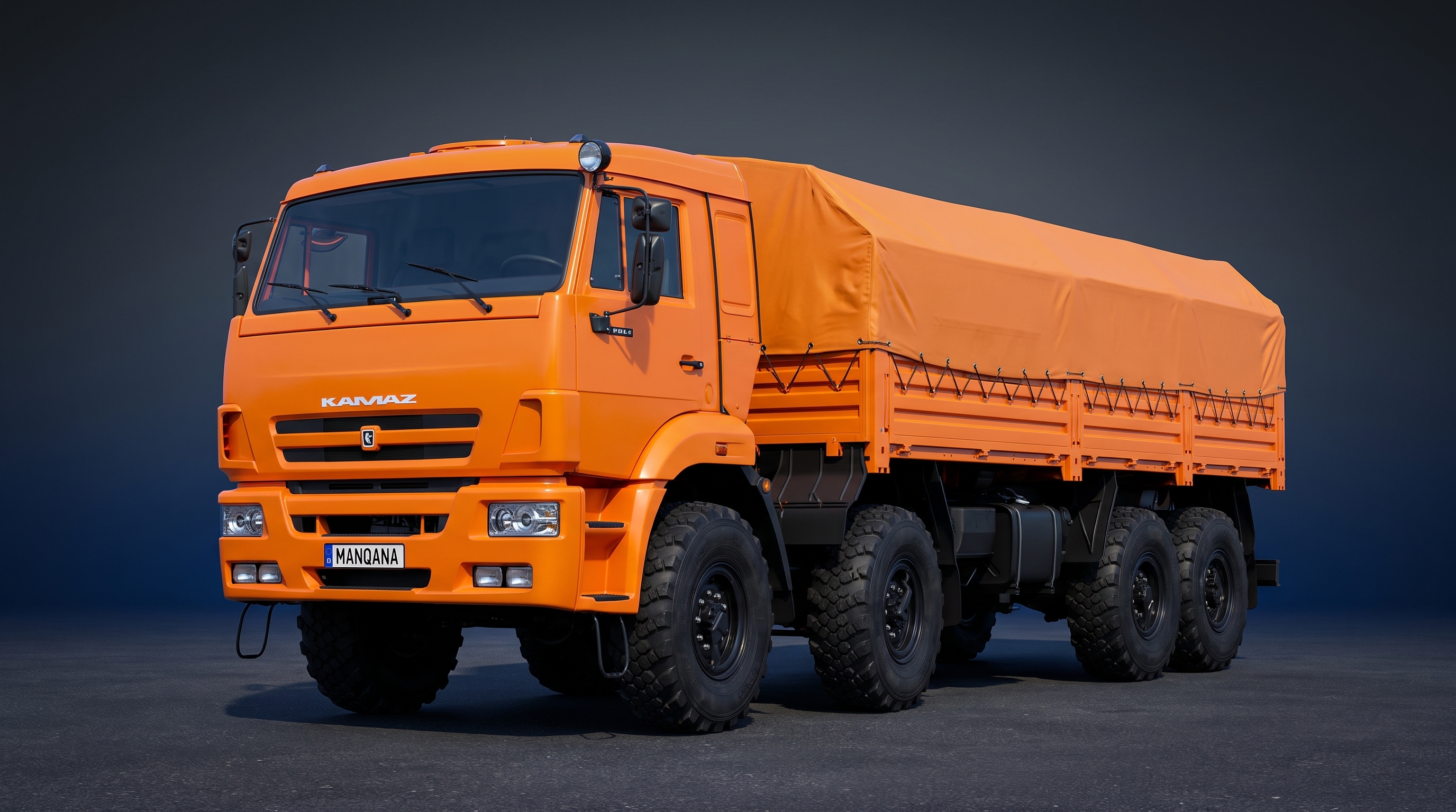KAMAZ 63501, 1-ლი თაობა, 1-ლი სახის ლიფტინგი დესკტოპის ფონი, Manqana