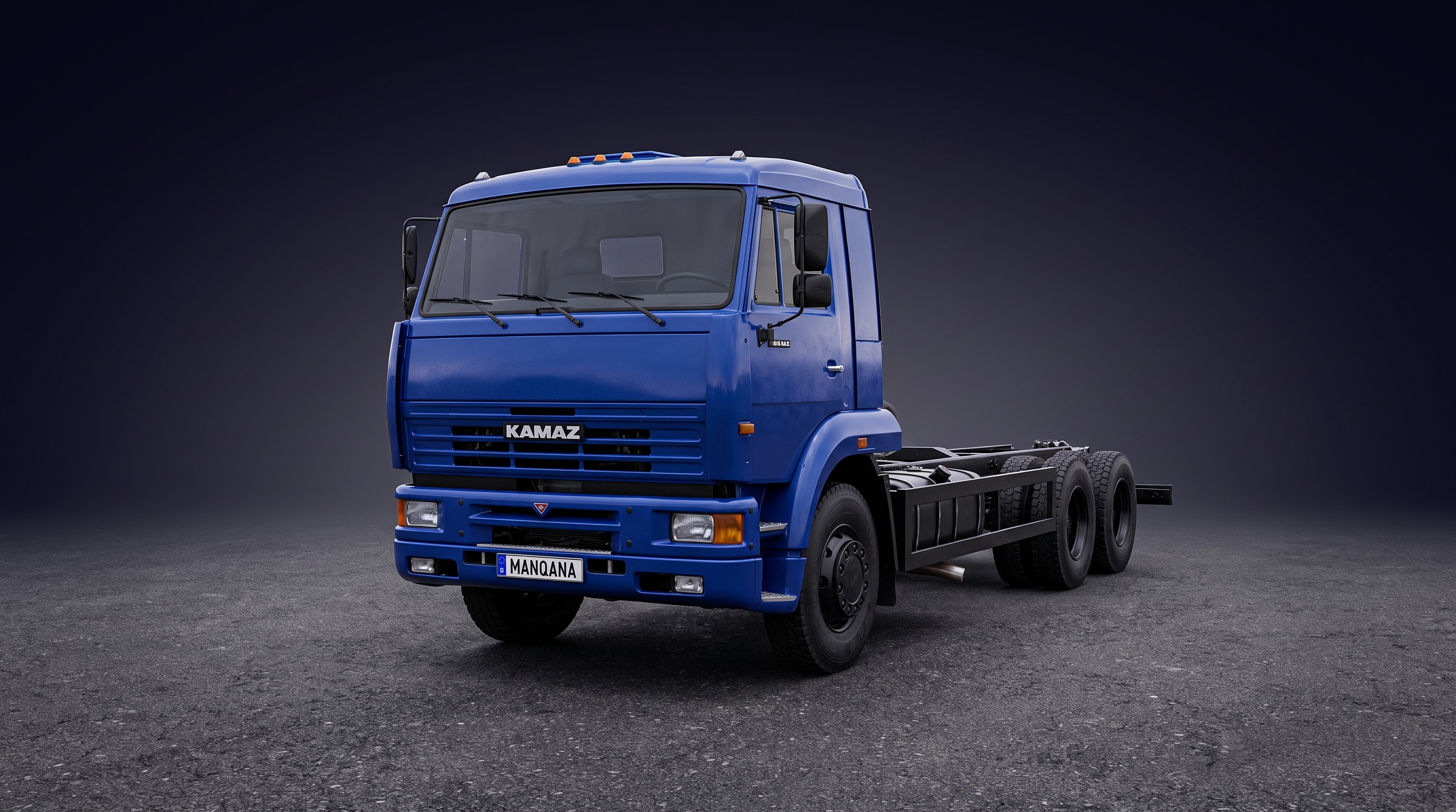 KAMAZ 65117, 1st generation desktop wallpaper, Manqana