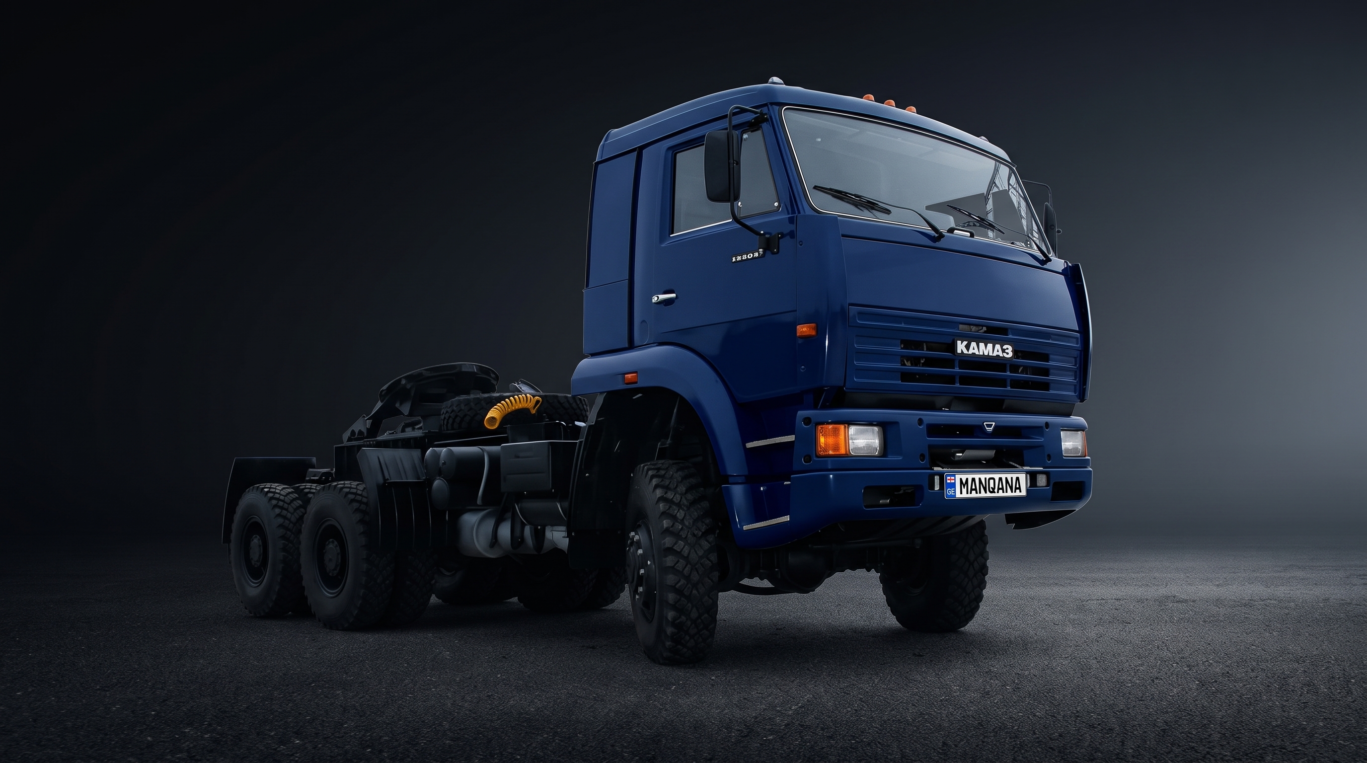 טפט לשולחן העבודה של KAMAZ 65225, 1 דוֹר, Manqana