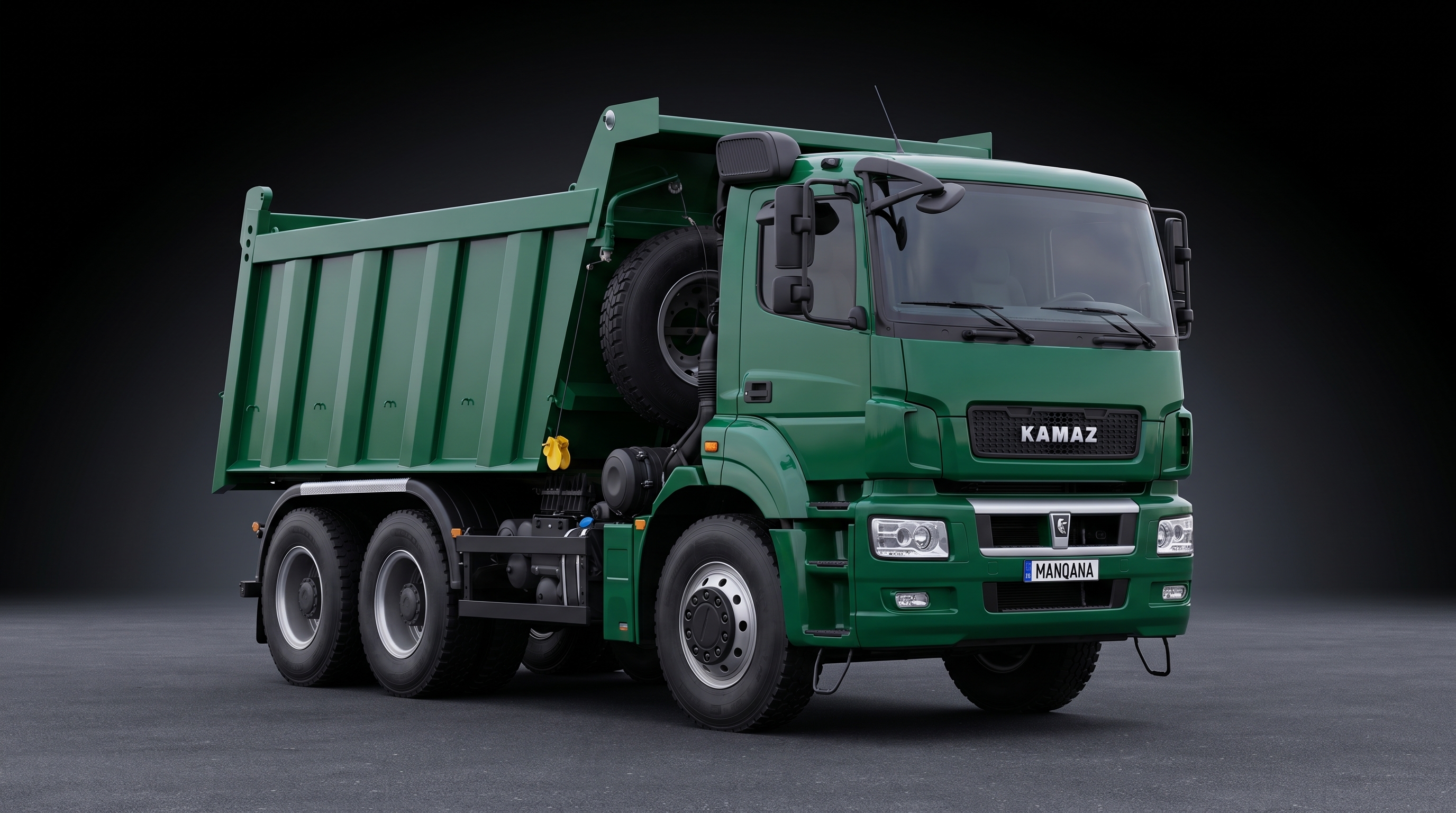 KAMAZ 6580, 1st generation desktop wallpaper, Manqana