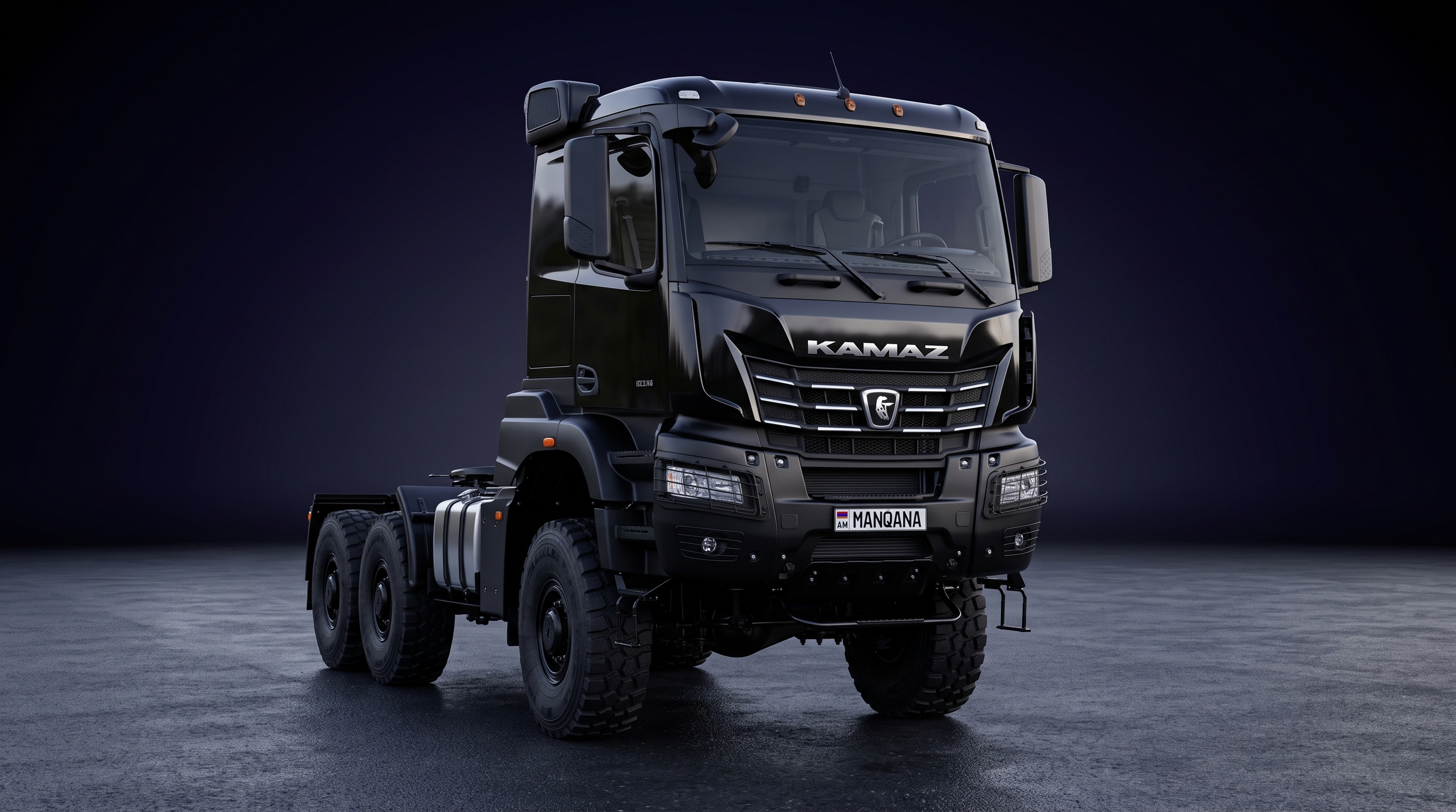 KAMAZ 65954, 1st generation desktop wallpaper, Manqana