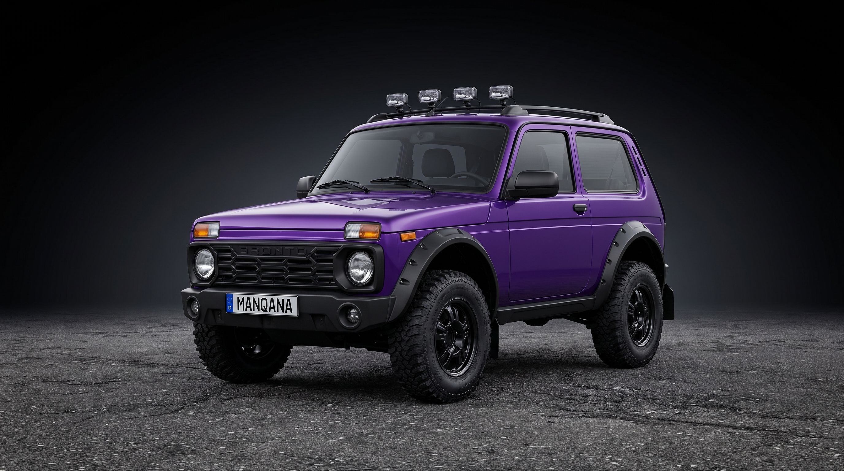 Обои для рабочего стола LADA NIVA-BRONTO, 1-е поколение, 2-й рестайлинг, Манкана