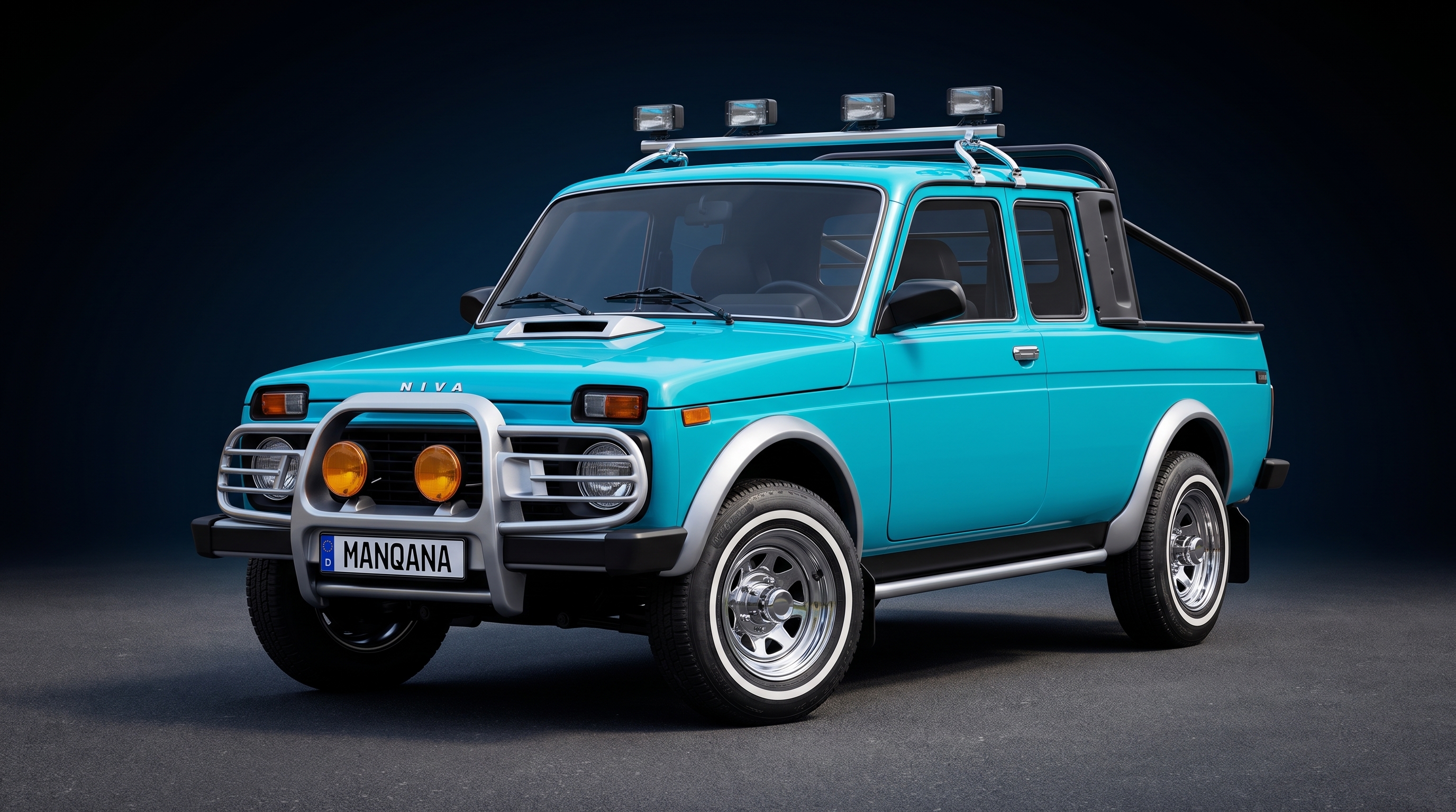 טפט לשולחן העבודה של LADA NIVA-PIKAP, 1 דוֹר, Manqana