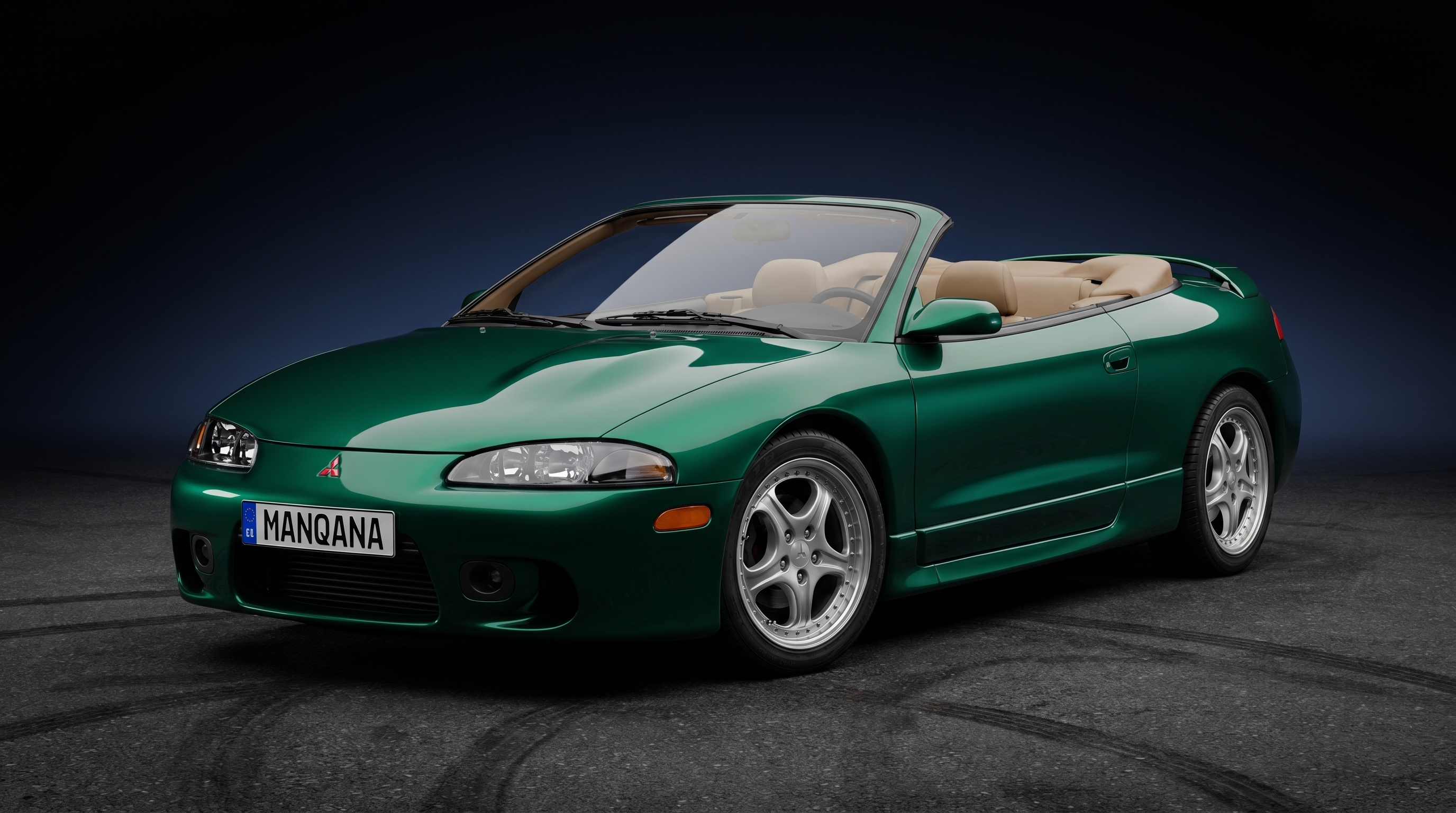 MITSUBISHI ECLIPSE, 2nd generation, 1st facelift desktop wallpaper, Manqana