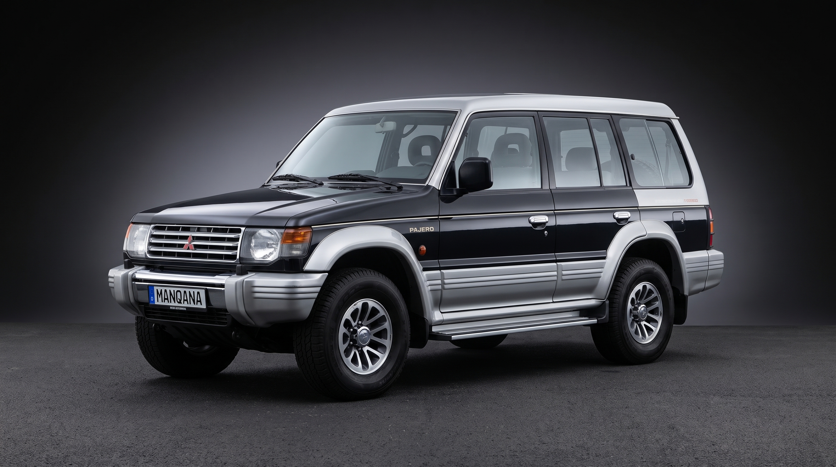 MITSUBISHI PAJERO, 2nd generation desktop wallpaper, Manqana