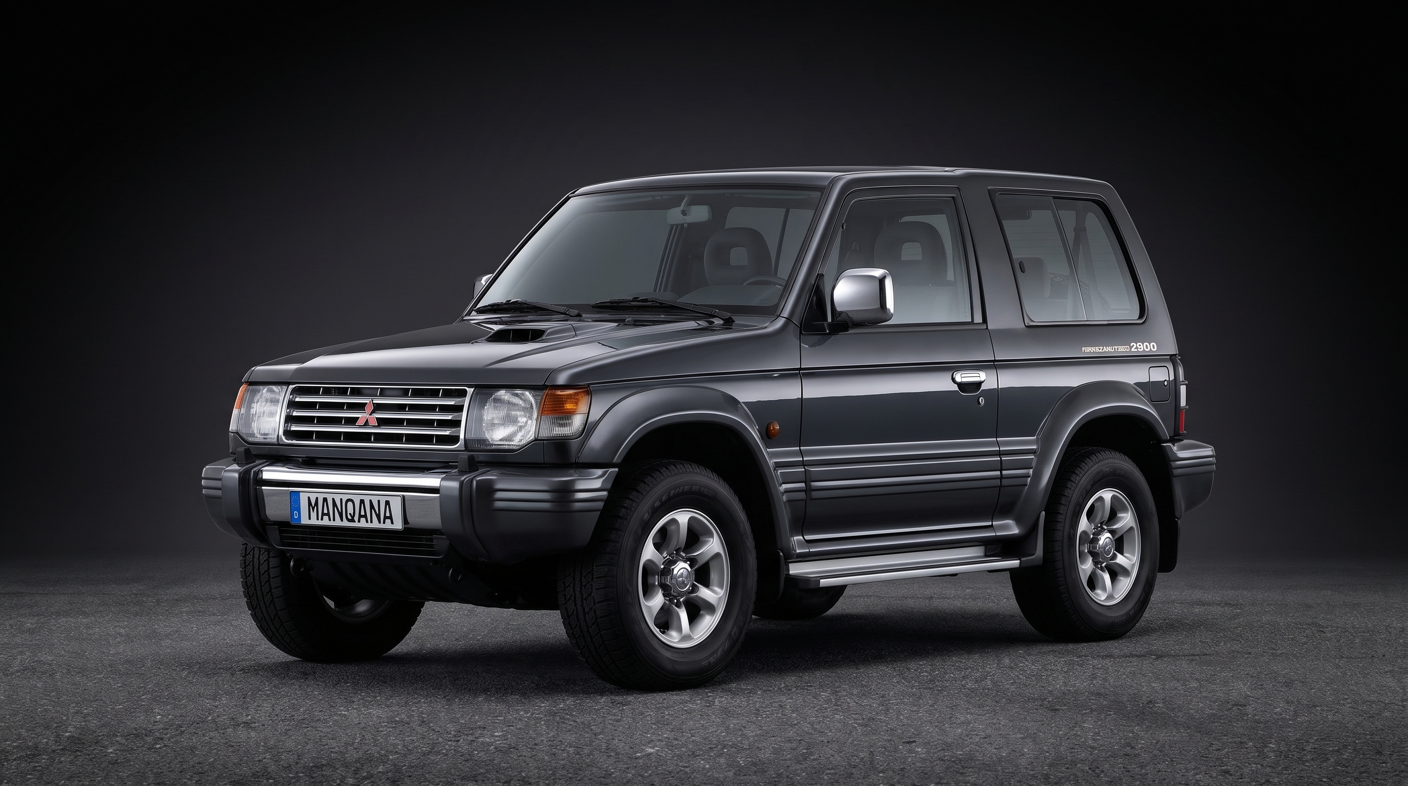 MITSUBISHI PAJERO, 2nd generation desktop wallpaper, Manqana