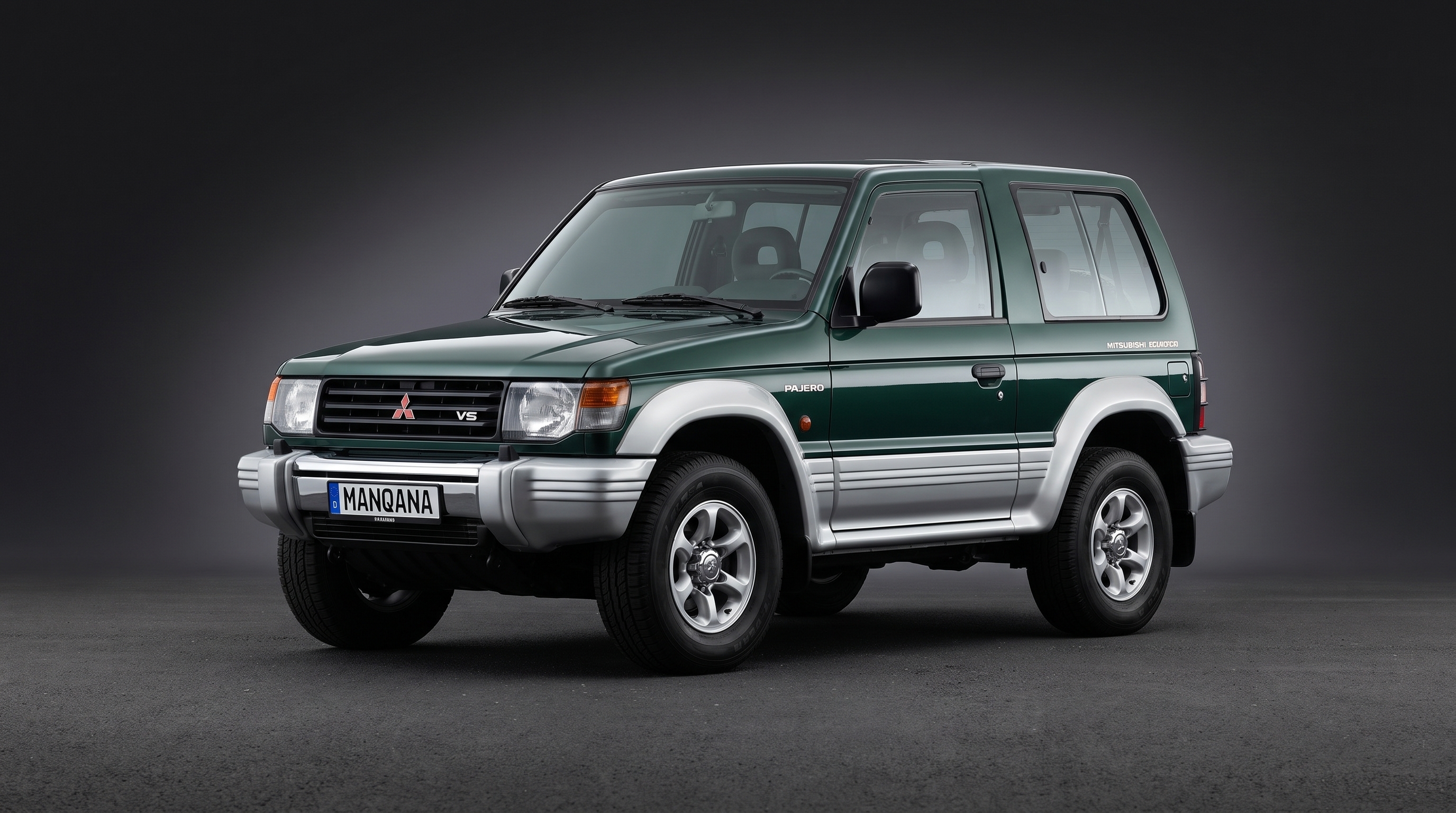 MITSUBISHI PAJERO, 2nd generation desktop wallpaper, Manqana