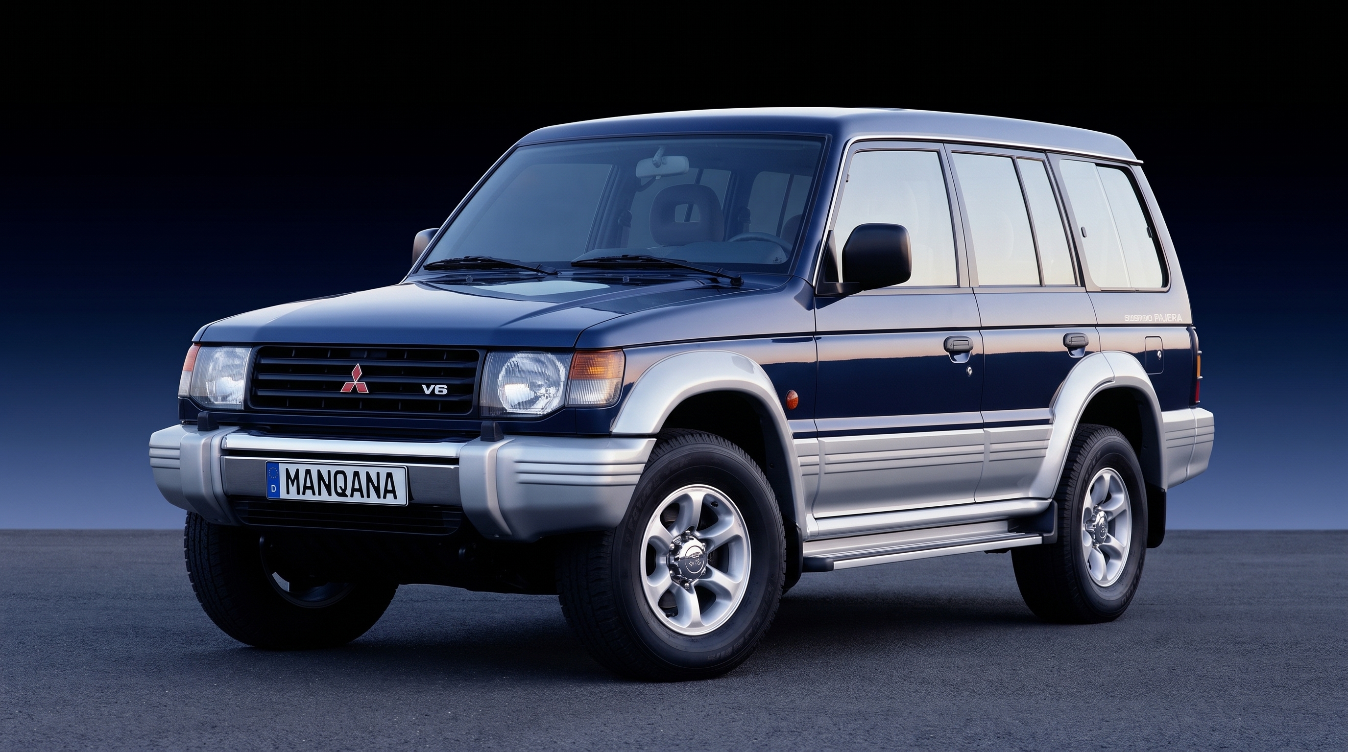 MITSUBISHI PAJERO, 2nd generation desktop wallpaper, Manqana