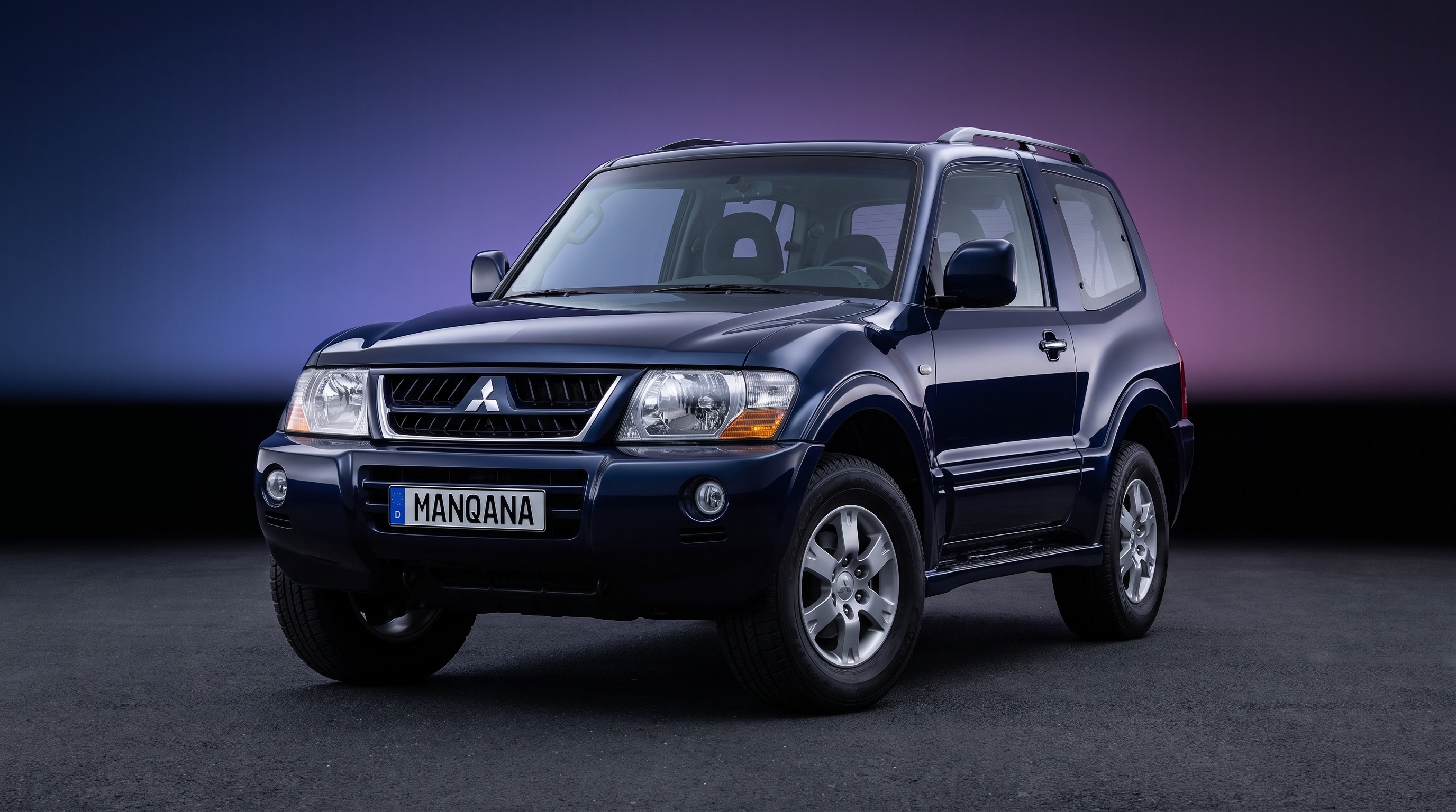 MITSUBISHI PAJERO, 2nd generation, 1st facelift desktop wallpaper, Manqana
