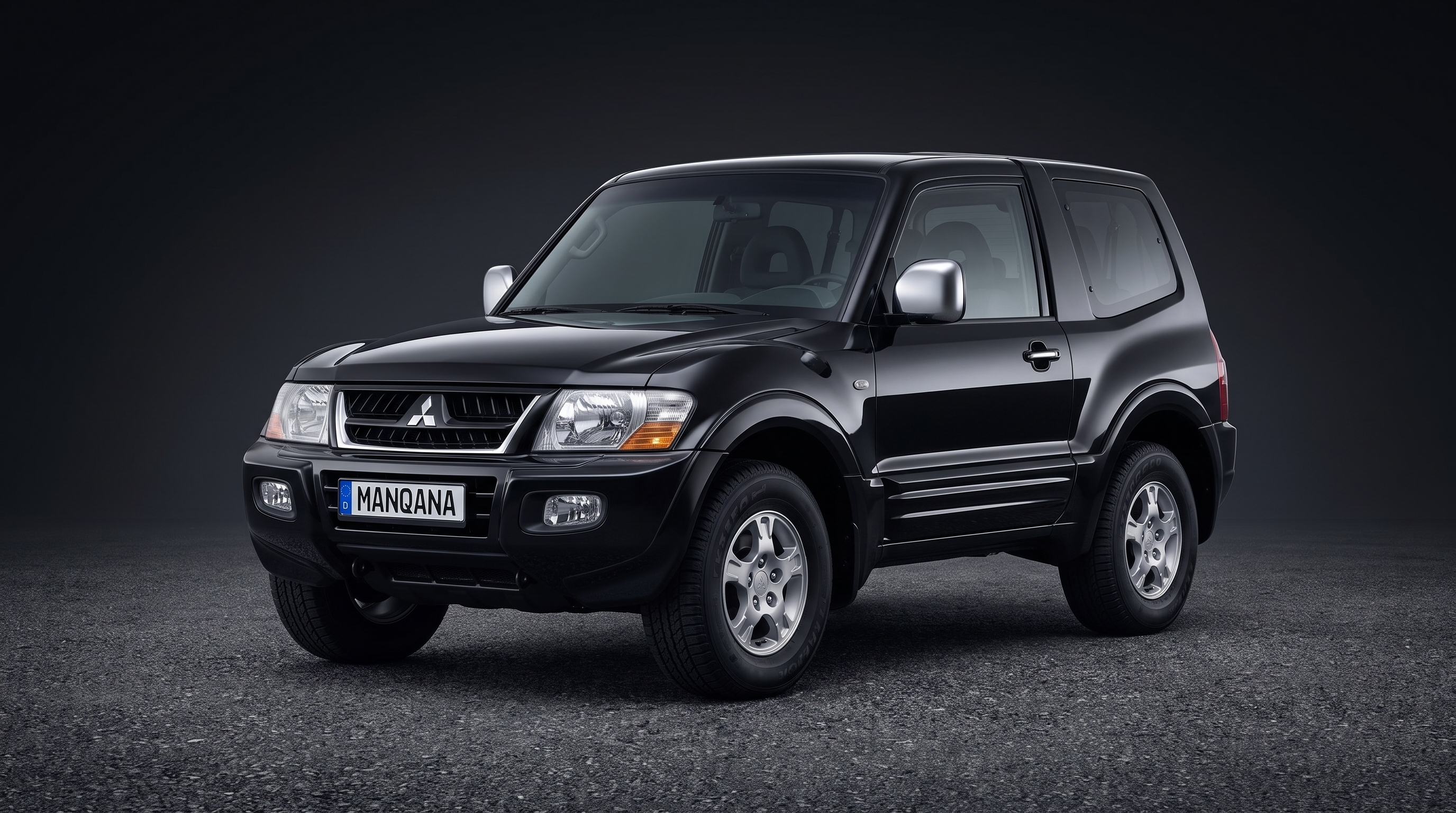 MITSUBISHI PAJERO, 3rd generation desktop wallpaper, Manqana