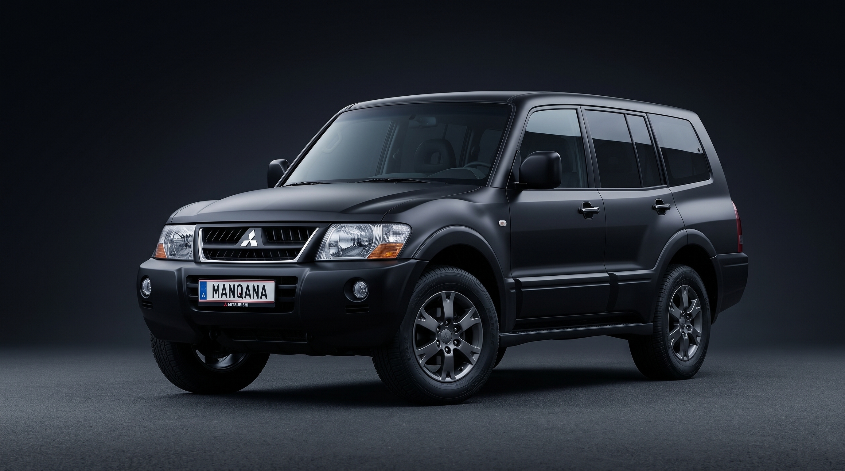 MITSUBISHI PAJERO, 3rd generation desktop wallpaper, Manqana