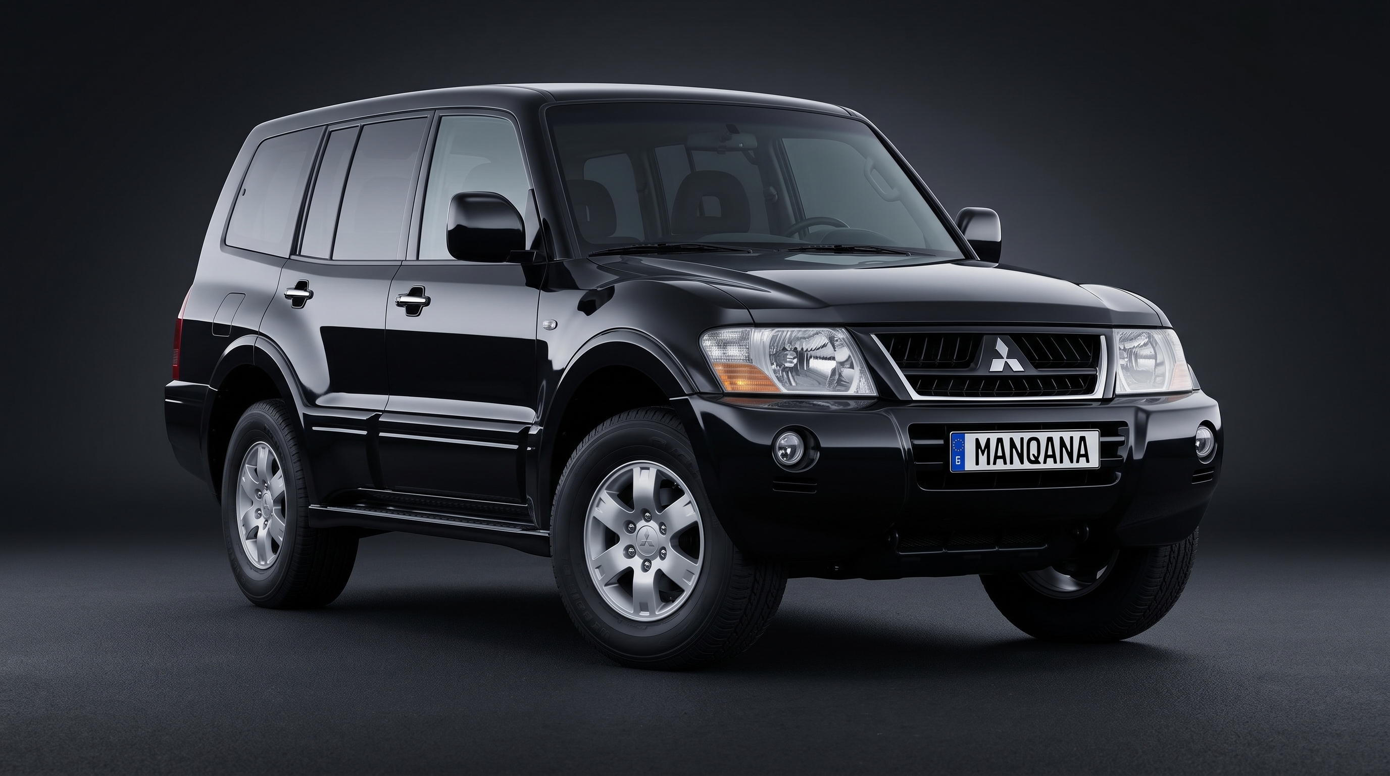 MITSUBISHI PAJERO, 3rd generation, 1st facelift desktop wallpaper, Manqana