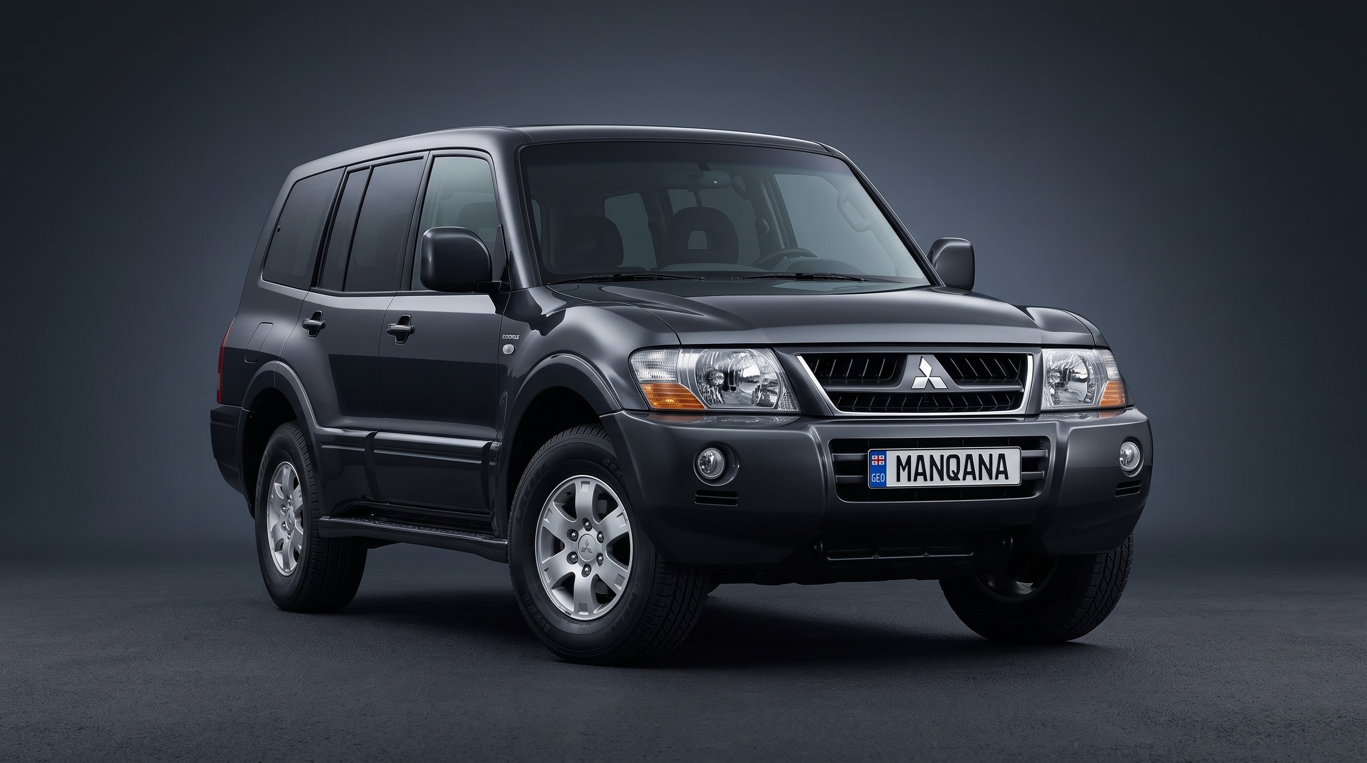 MITSUBISHI PAJERO, 3rd generation, 1st facelift desktop wallpaper, Manqana