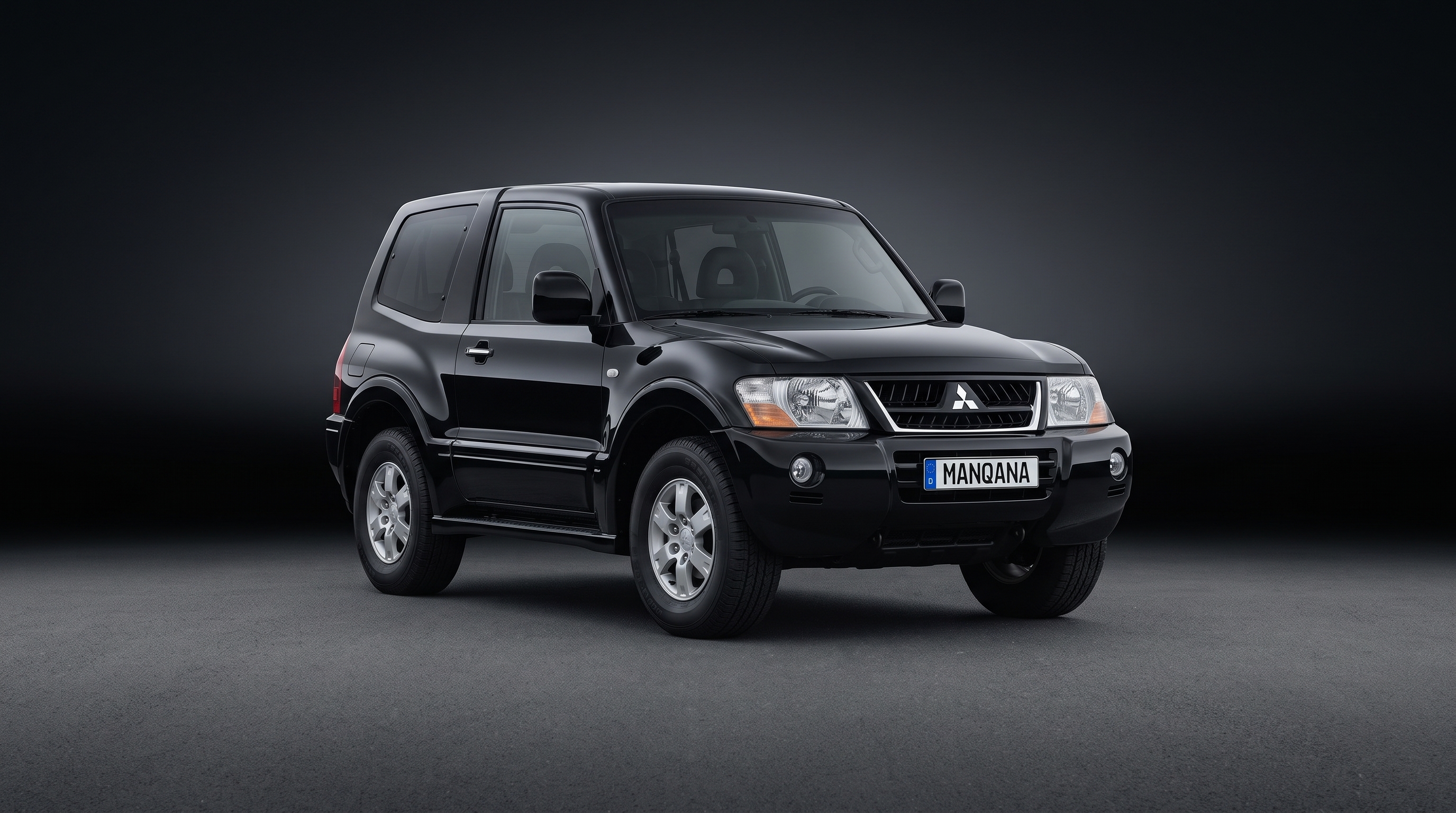 MITSUBISHI PAJERO, 3rd generation, 1st facelift desktop wallpaper, Manqana