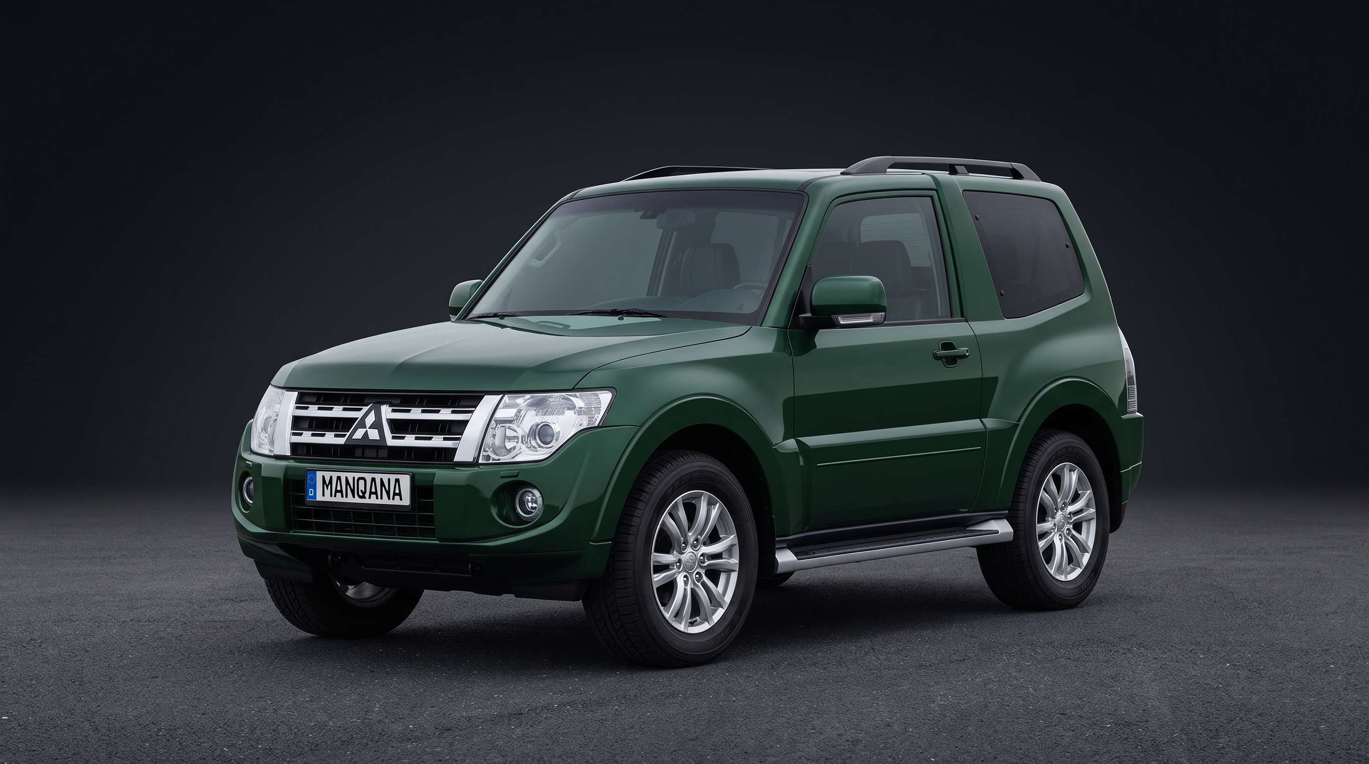 MITSUBISHI PAJERO, 4th generation, 1st facelift desktop wallpaper, Manqana