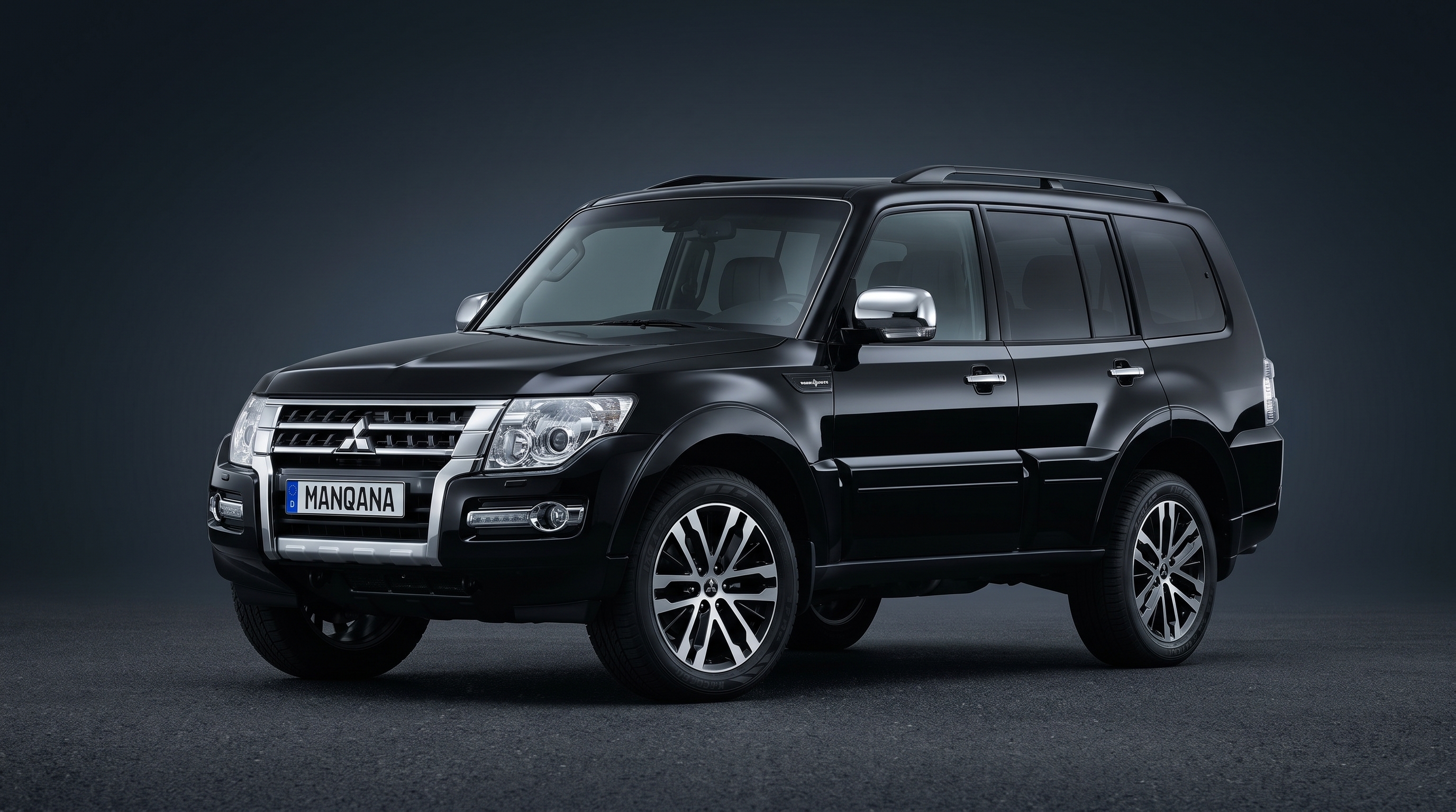 MITSUBISHI PAJERO, 4th generation, 2nd facelift desktop wallpaper, Manqana