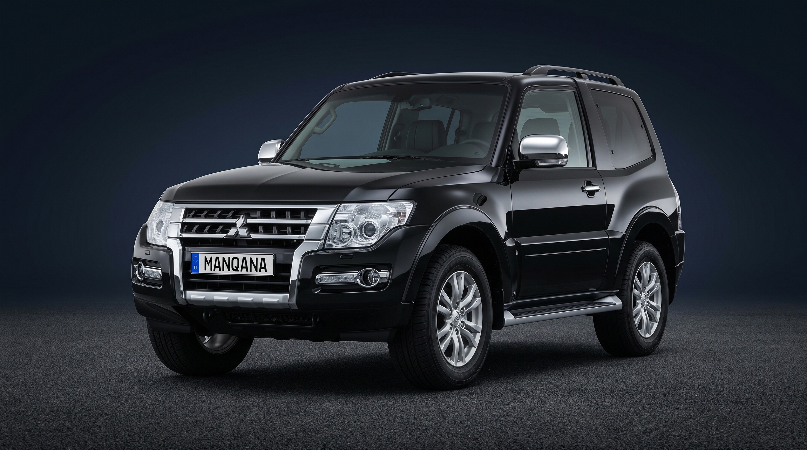 MITSUBISHI PAJERO, 4th generation, 2nd facelift desktop wallpaper, Manqana