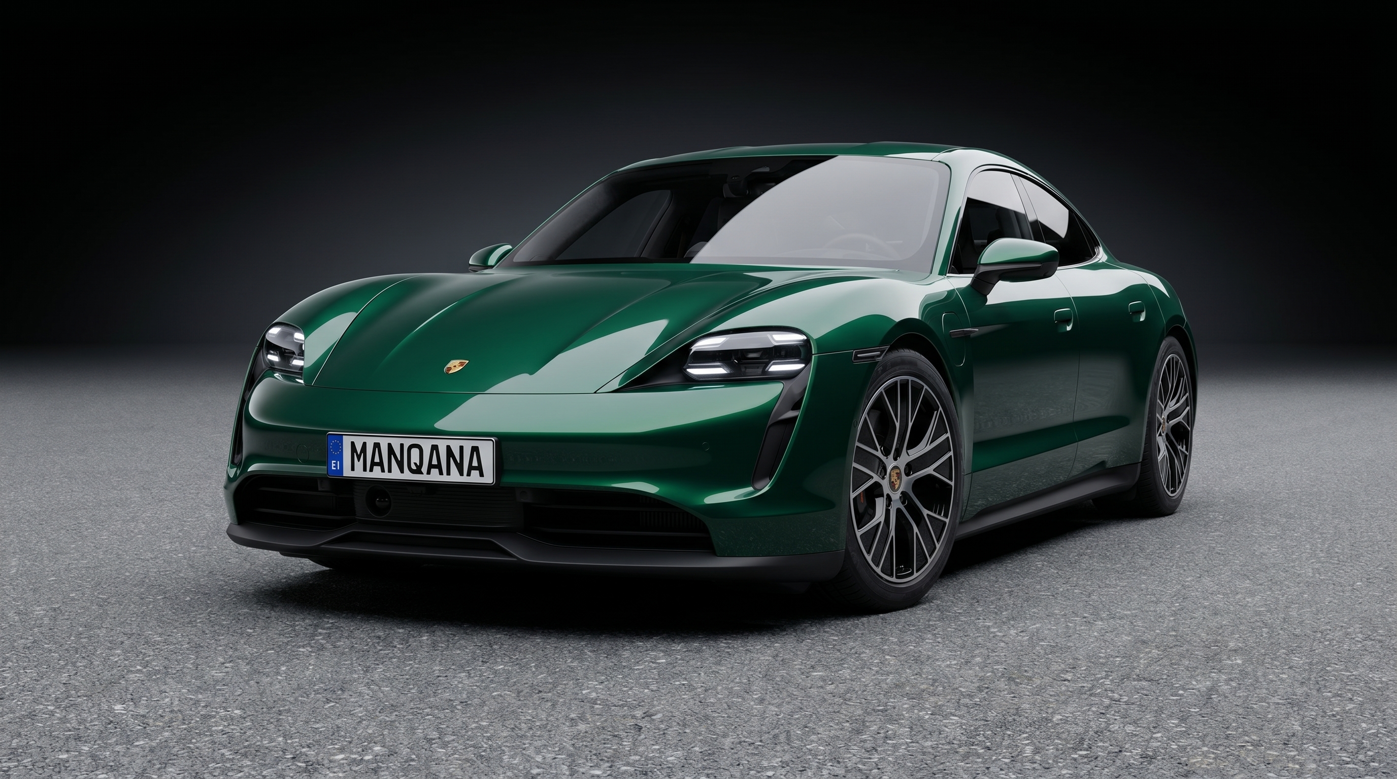 PORSCHE TAYCAN, 1-ლი თაობა დესკტოპის ფონი, Manqana