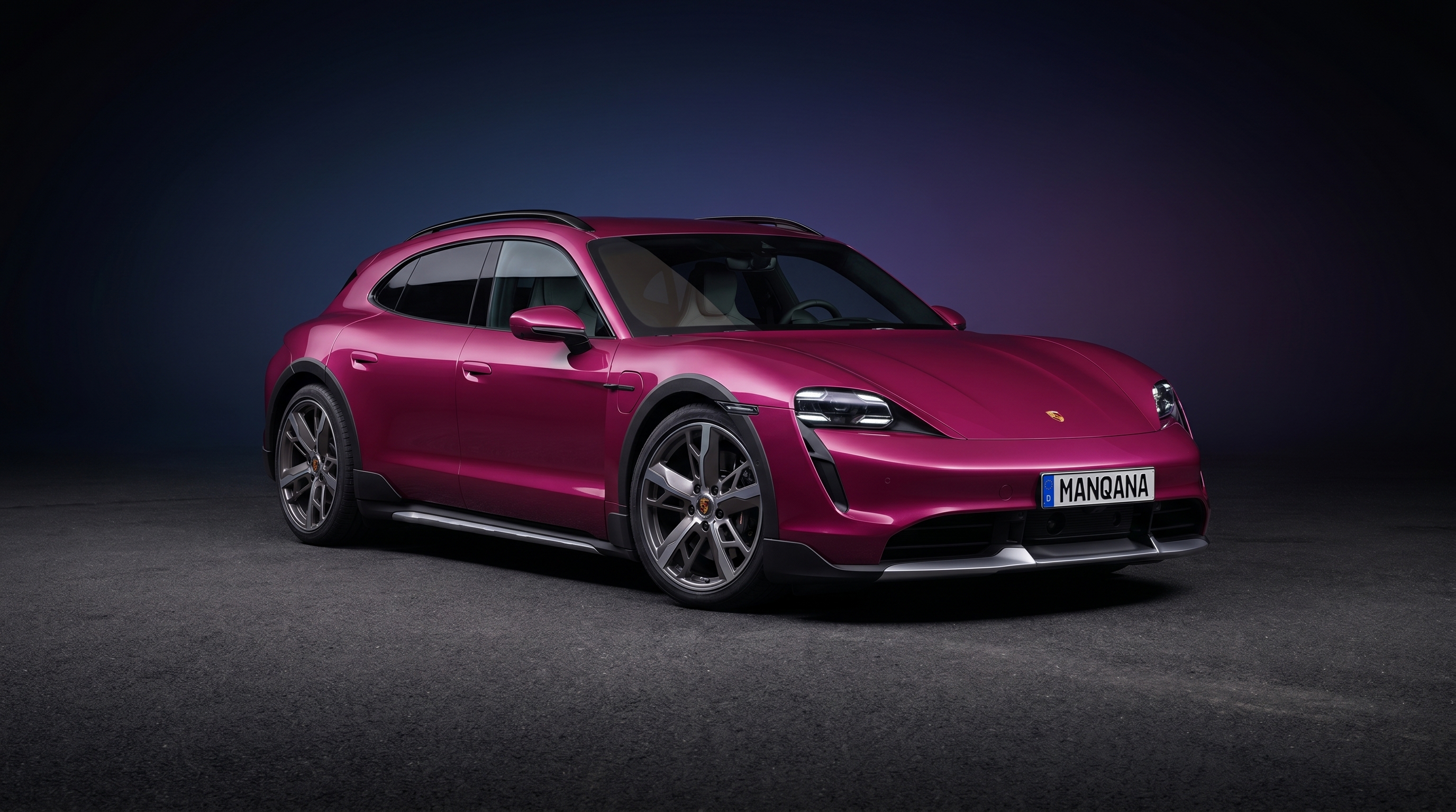 PORSCHE TAYCAN, 1-ლი თაობა დესკტოპის ფონი, Manqana