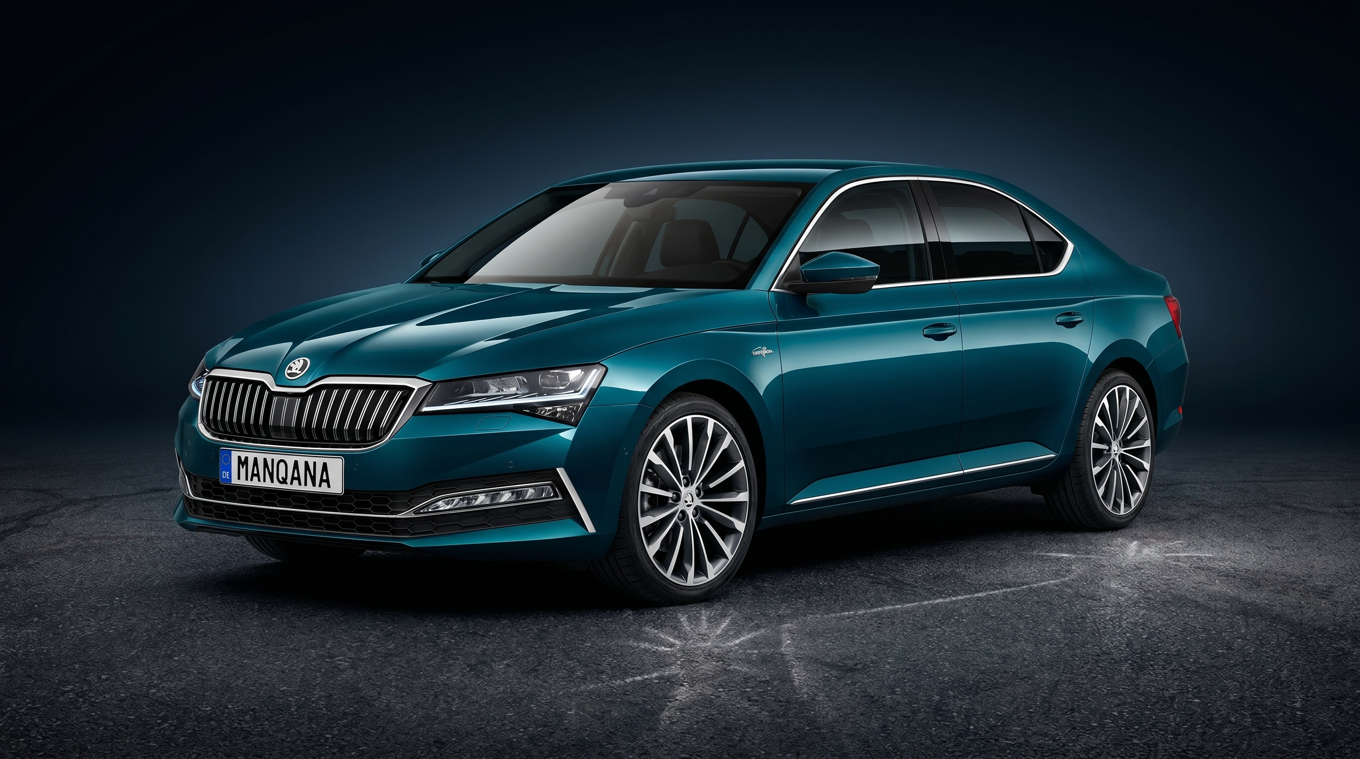 טפט לשולחן העבודה של SKODA SUPERB, 3 דוֹר, 1 מתיחת פנים, Manqana