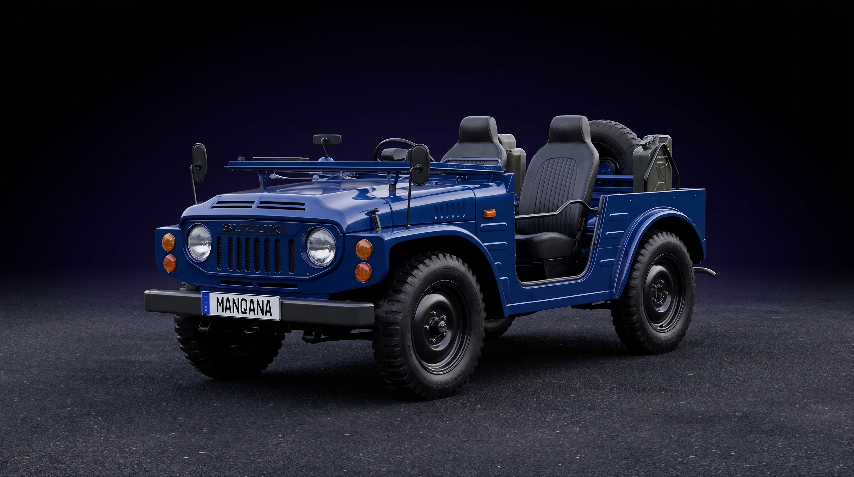 טפט לשולחן העבודה של SUZUKI JIMNY, 1 דוֹר, 2 מתיחת פנים, Manqana