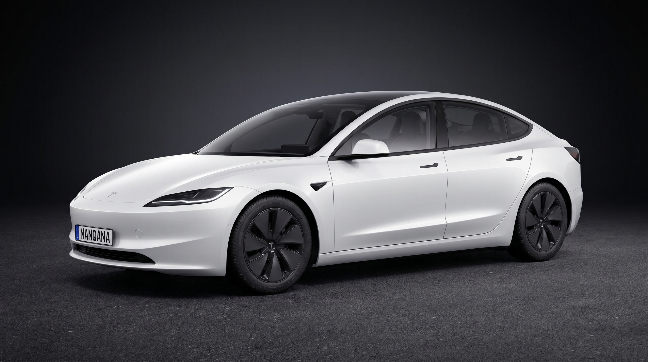 TESLA MODEL-3, 1st generation, 1st facelift desktop wallpaper, Manqana