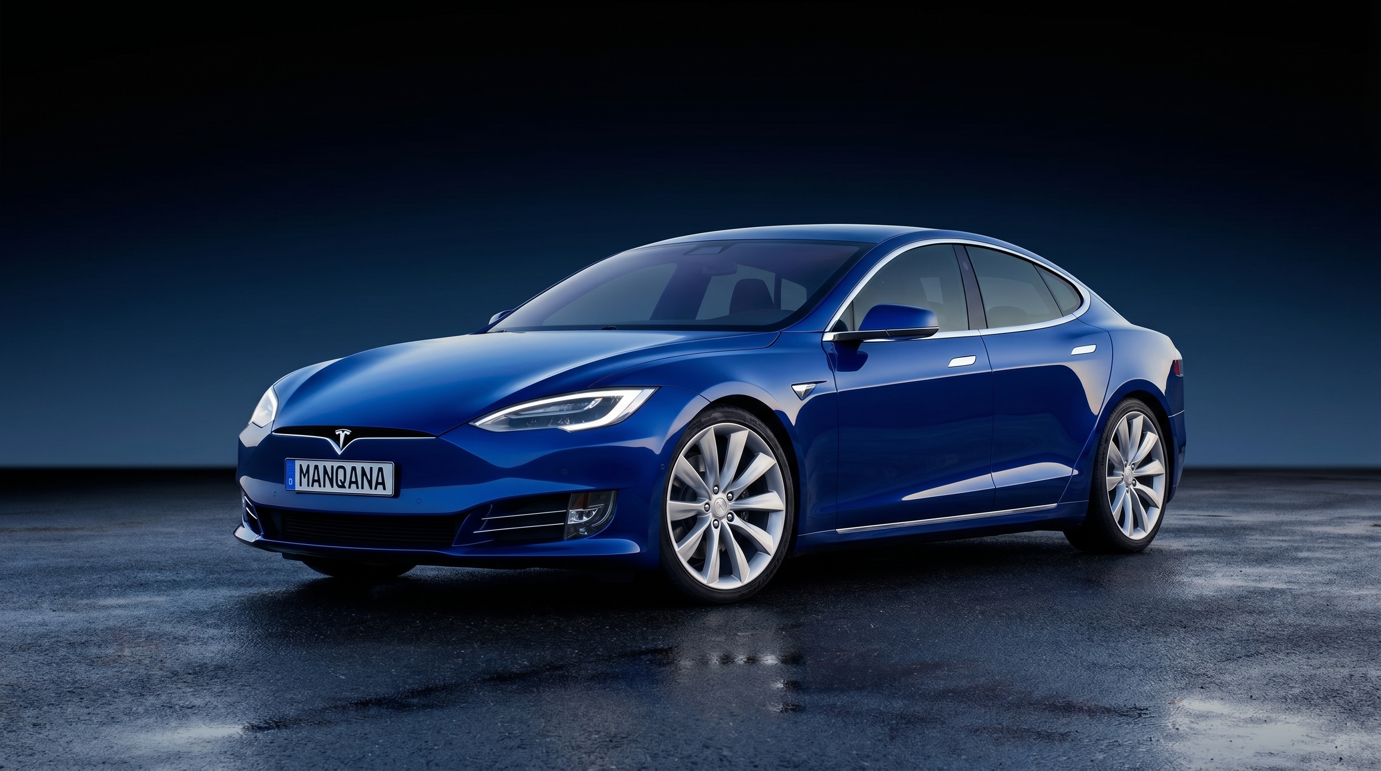 TESLA MODEL-S, 1st generation, 1st facelift desktop wallpaper, Manqana
