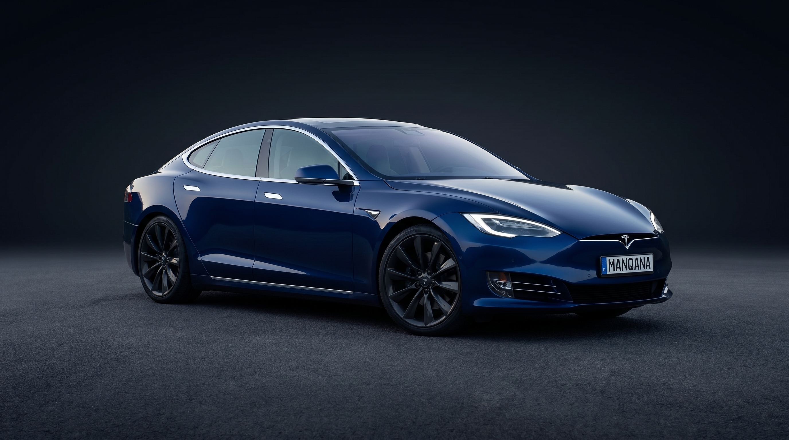 Обои для рабочего стола TESLA MODEL-S, 1-е поколение, 1-й рестайлинг, Манкана