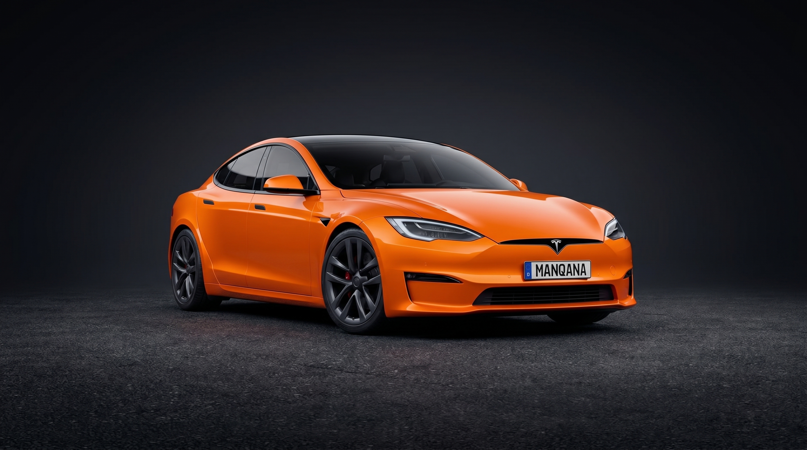 TESLA MODEL-S, 1st generation, 2nd facelift desktop wallpaper, Manqana