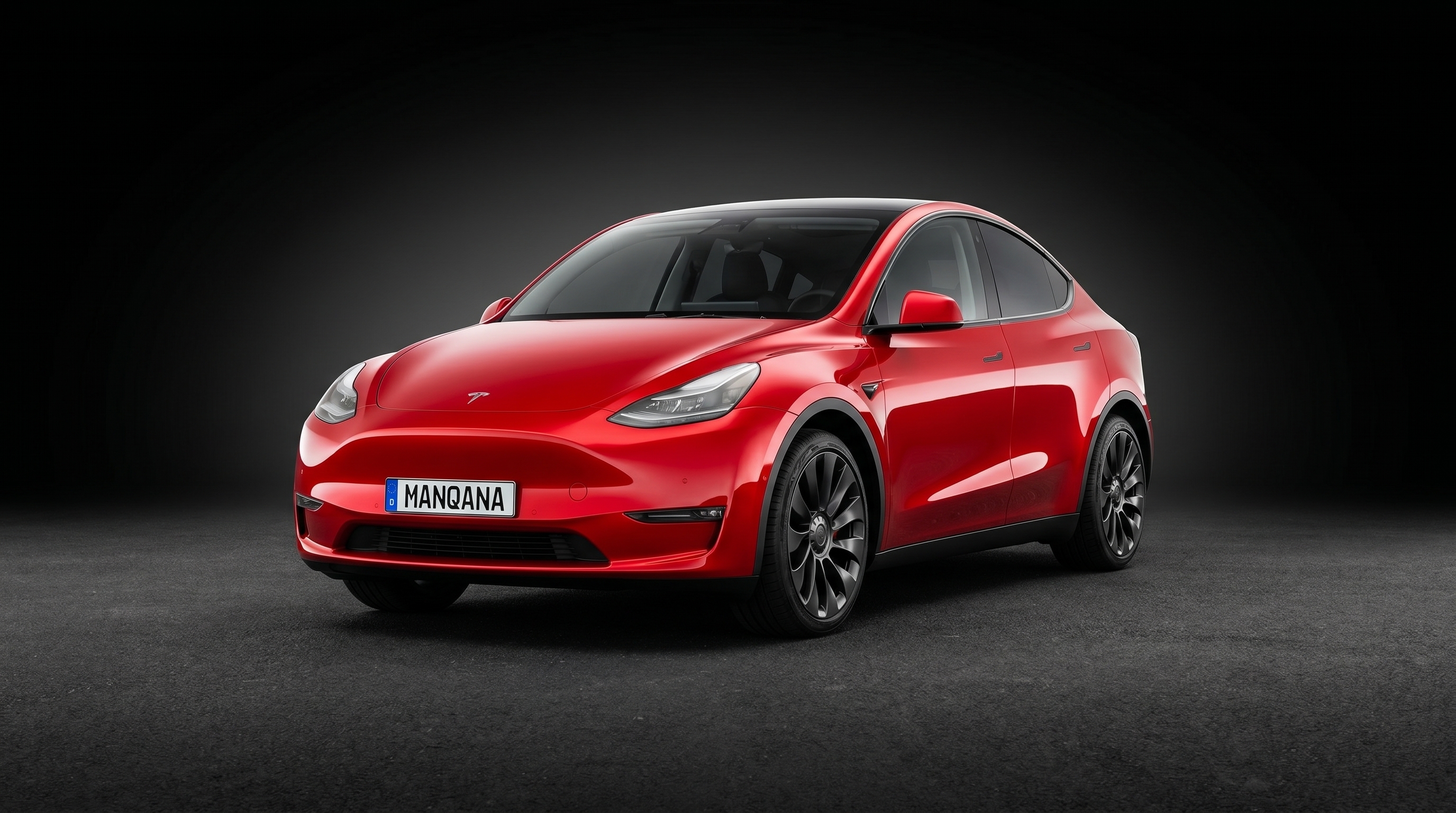 TESLA MODEL-Y, 1st generation desktop wallpaper, Manqana