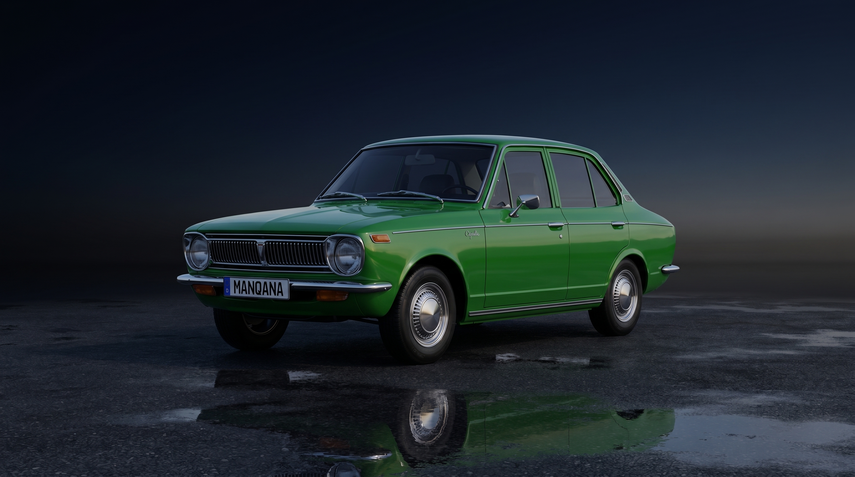 TOYOTA COROLLA, 1 世代, 1 フェイスリフト デスクトップの壁紙、マンカナ