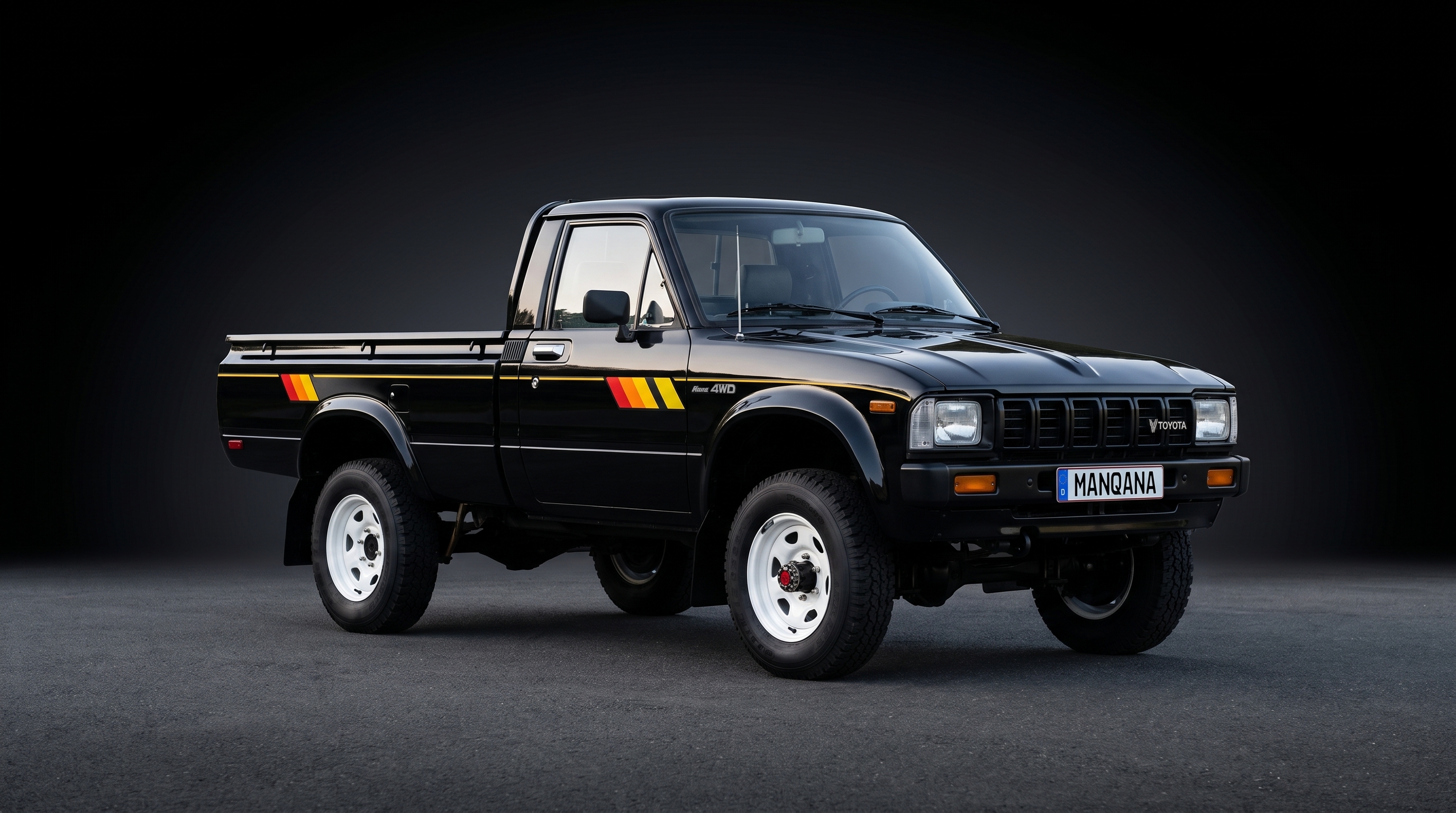 TOYOTA HILUX, 3rd generation, 1st facelift desktop wallpaper, Manqana