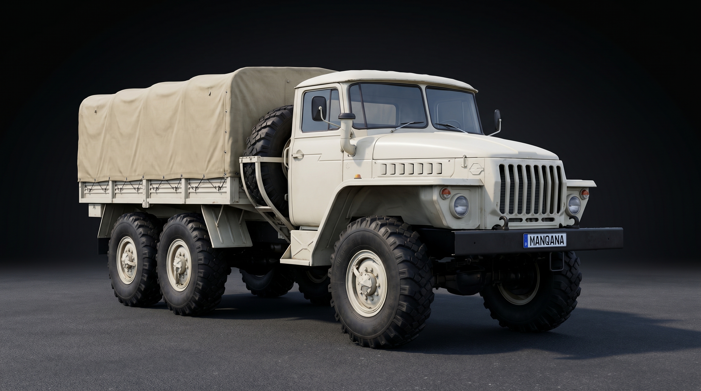 URAL 375, 1st generation desktop wallpaper, Manqana