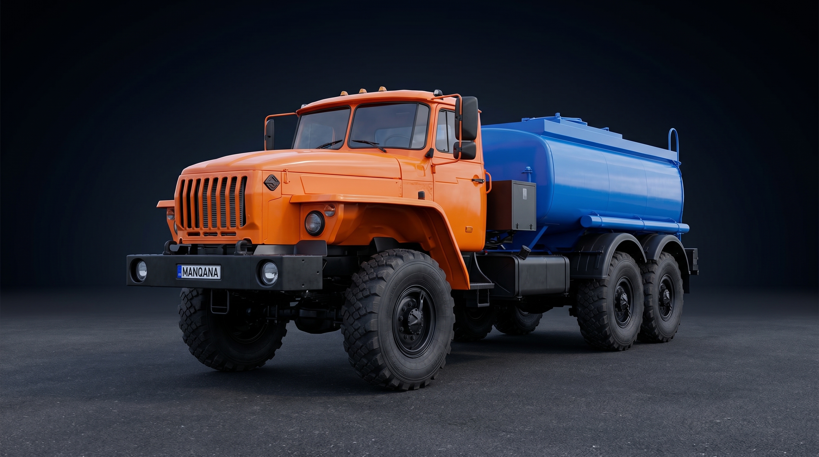 URAL 4320, 1 世代, 1 フェイスリフト デスクトップの壁紙、マンカナ