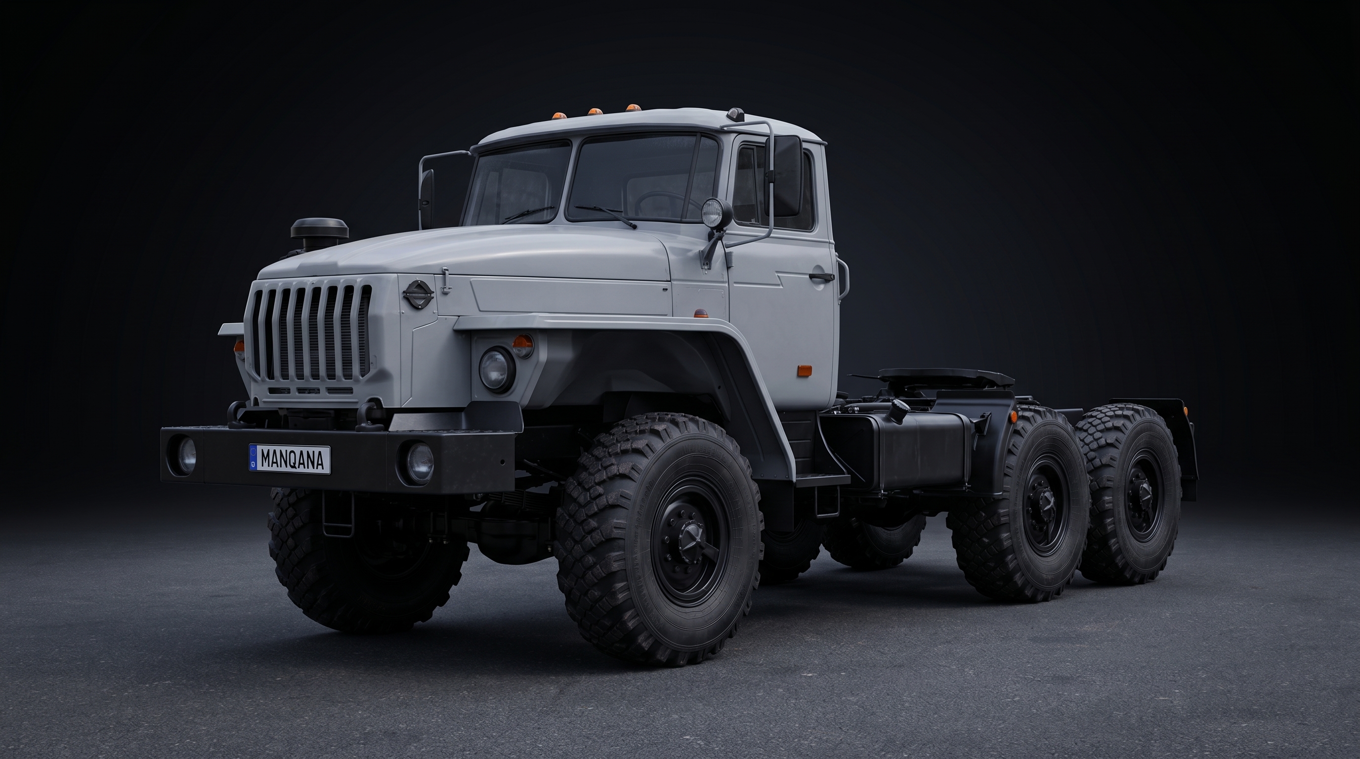 URAL 4320, 1st generation, 1st facelift desktop wallpaper, Manqana