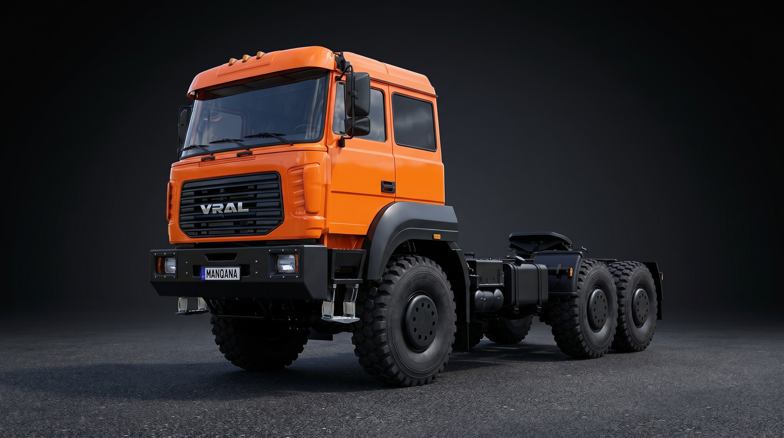 URAL 6370, 1-ლი თაობა, 1-ლი სახის ლიფტინგი დესკტოპის ფონი, Manqana