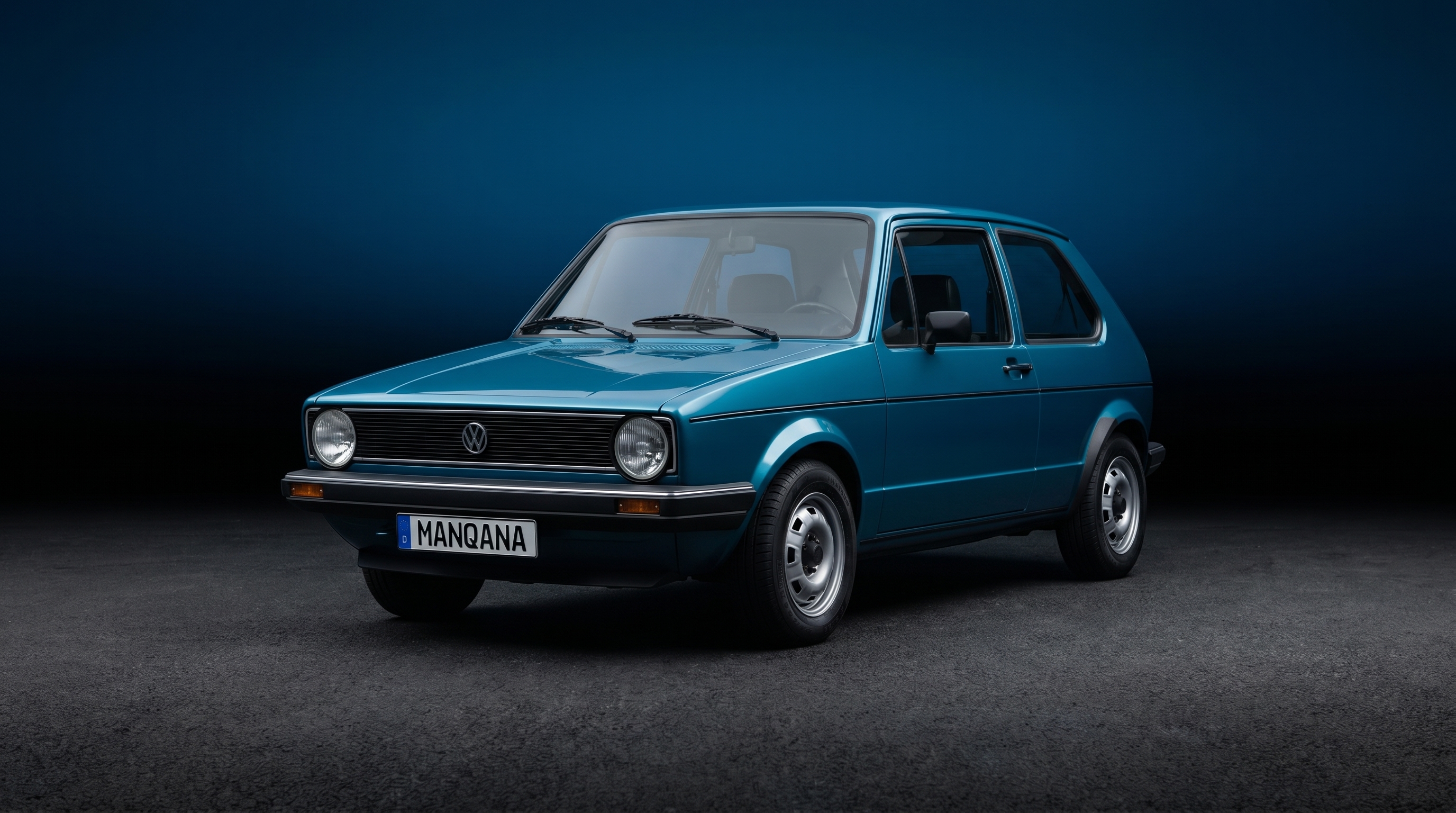 VOLKSWAGEN GOLF, 1st generation, 1st facelift desktop wallpaper, Manqana