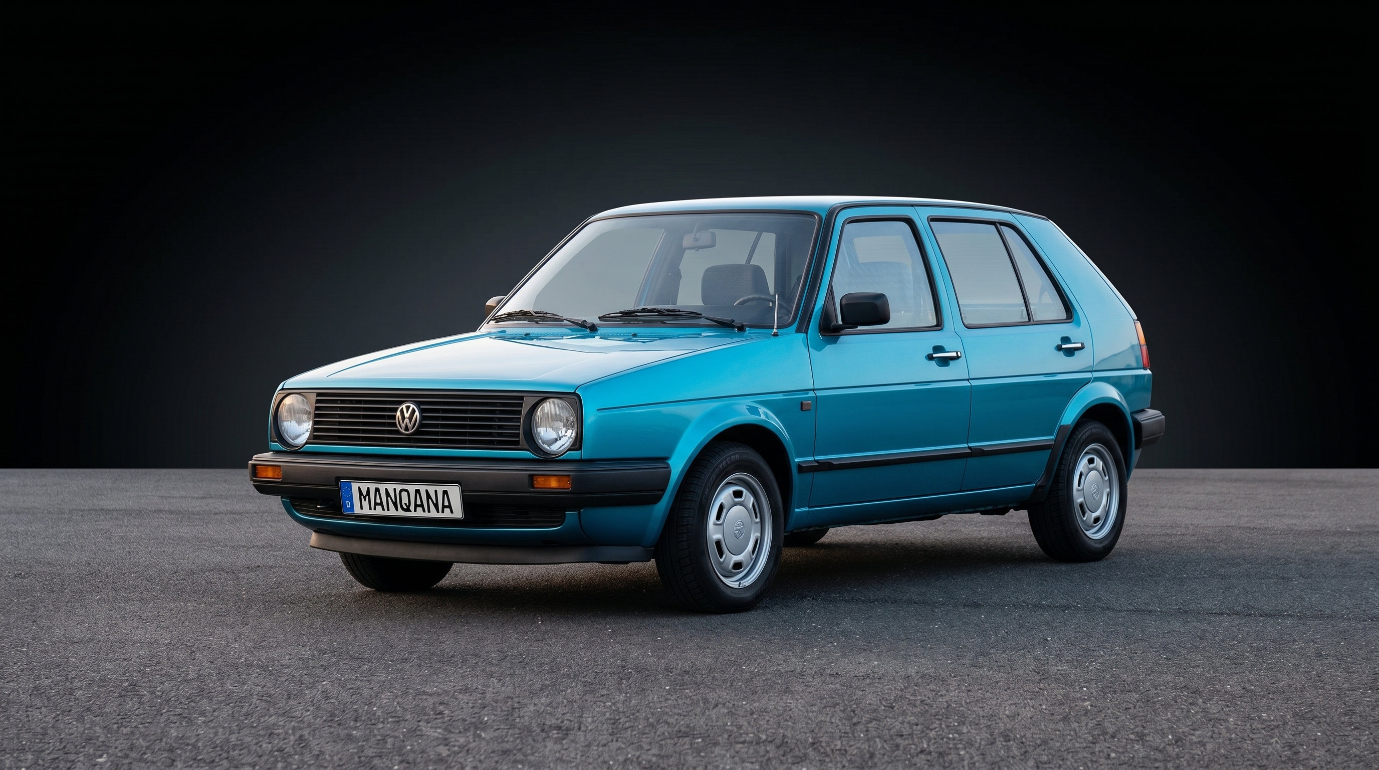 VOLKSWAGEN GOLF, 2 世代 デスクトップの壁紙、マンカナ