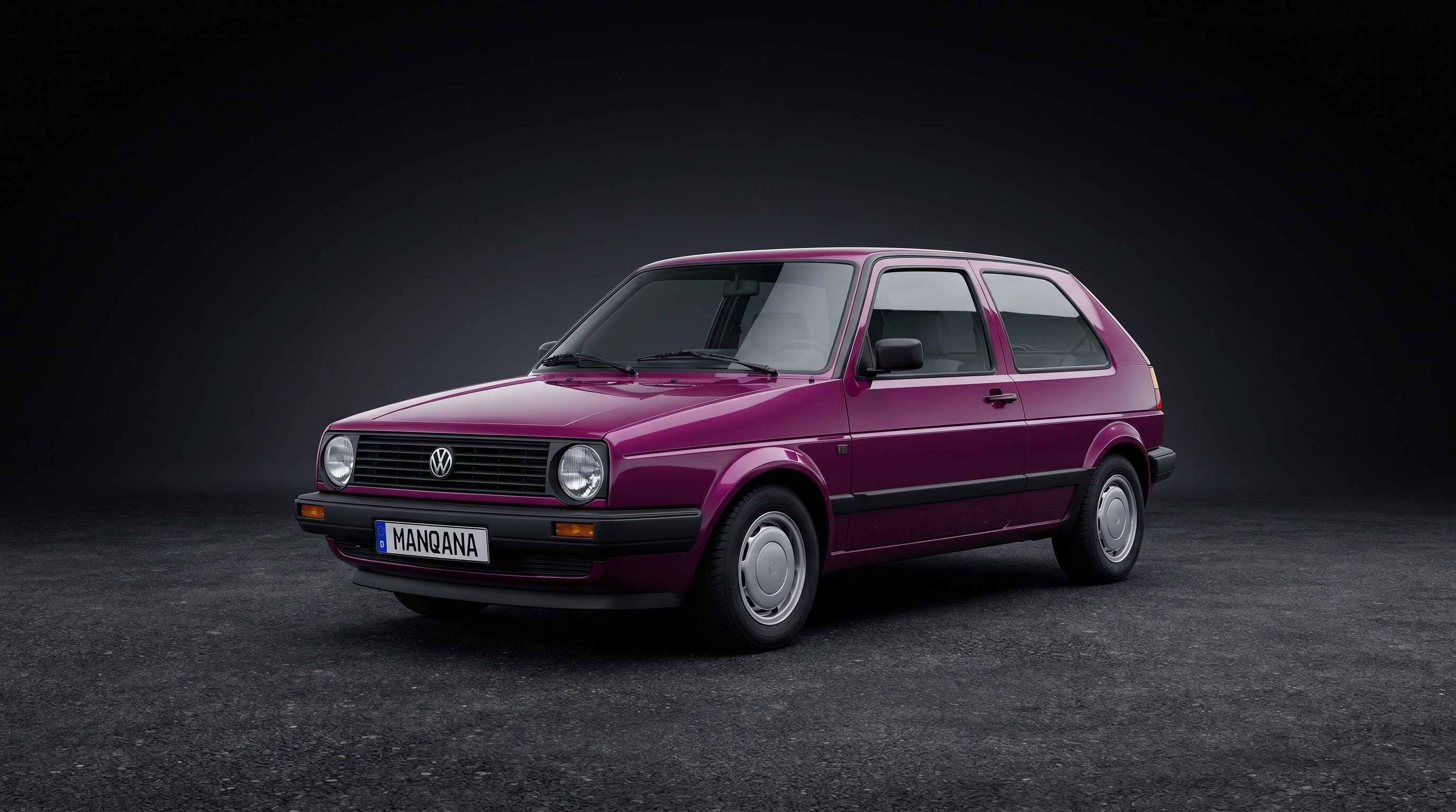 VOLKSWAGEN GOLF, 2 世代, 1 フェイスリフト デスクトップの壁紙、マンカナ