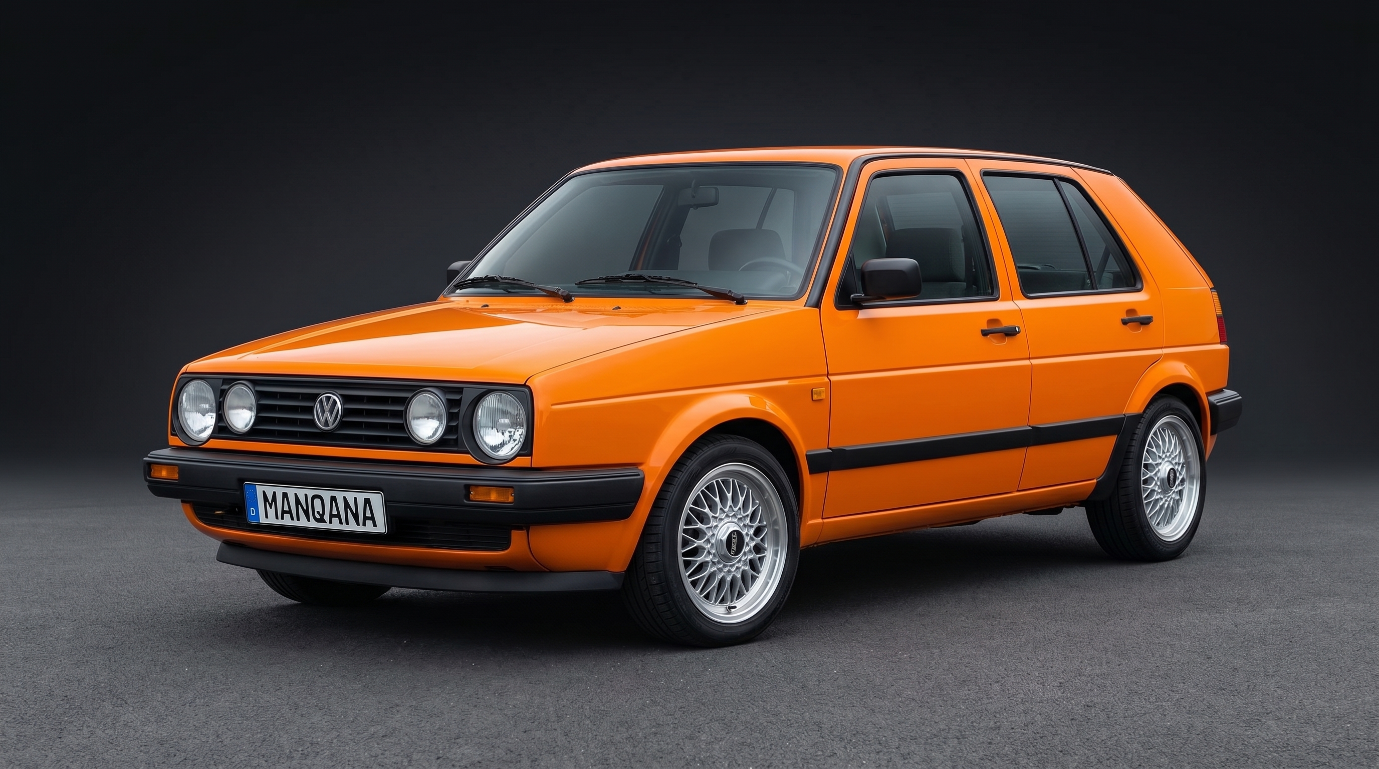 VOLKSWAGEN GOLF, 2 世代, 1 フェイスリフト デスクトップの壁紙、マンカナ