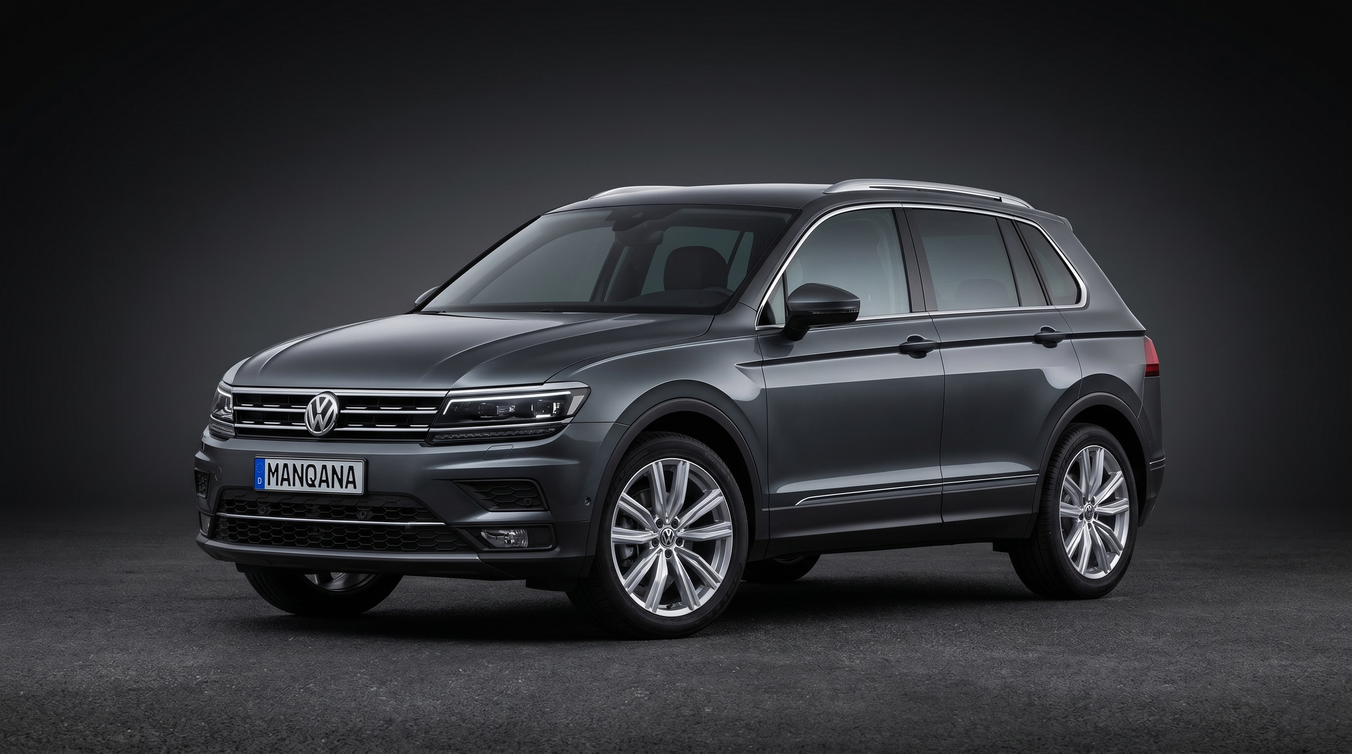 VOLKSWAGEN TIGUAN, 2nd generation desktop wallpaper, Manqana
