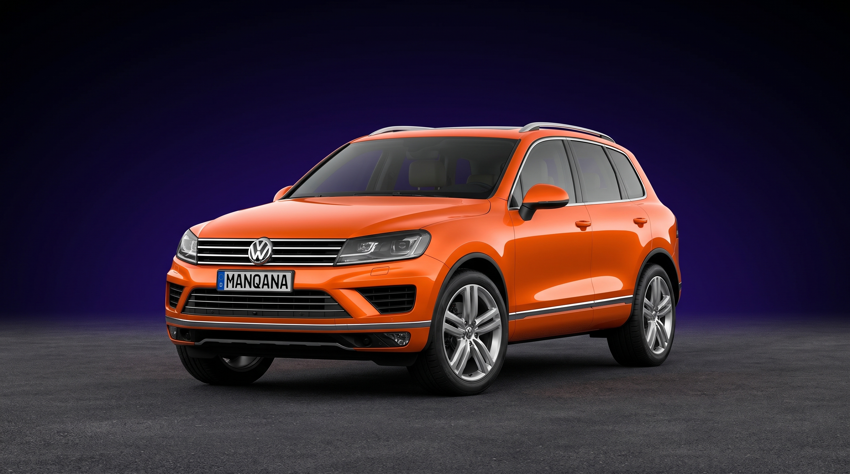 VOLKSWAGEN TOUAREG, 2nd generation, 1st facelift desktop wallpaper, Manqana