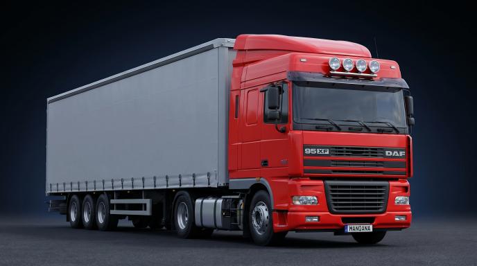 טפט לשולחן העבודה של DAF XF-4X2, 1 דוֹר, Manqana