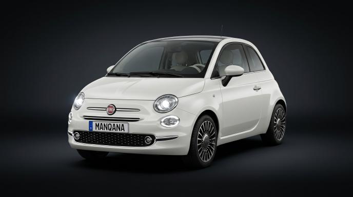 טפט לשולחן העבודה של FIAT 500, 2 דוֹר, 1 מתיחת פנים, Manqana