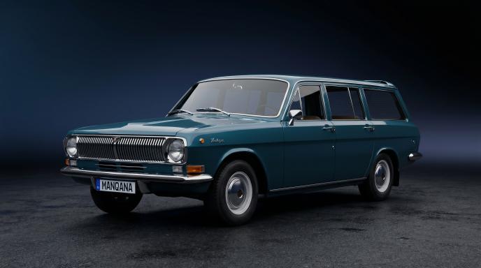 טפט לשולחן העבודה של GAZ 3102-VOLGA, 1 דוֹר, Manqana