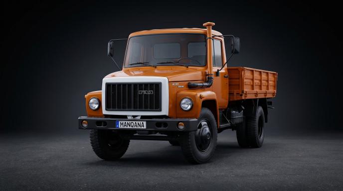 טפט לשולחן העבודה של GAZ 3309, 1 דוֹר, Manqana